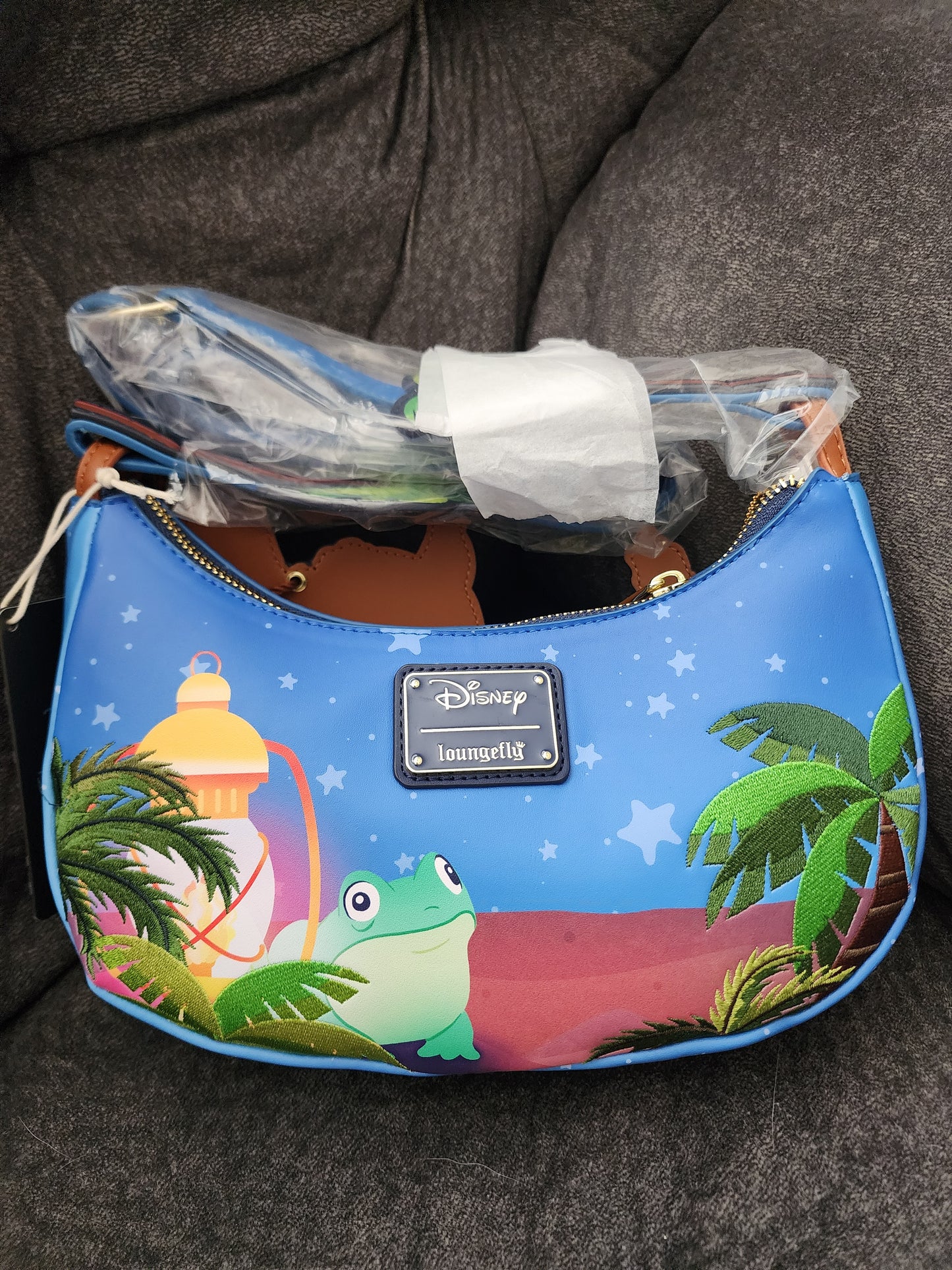 Loungefly Disney Stitch Camping Cuties Hammock Crossbody Bag