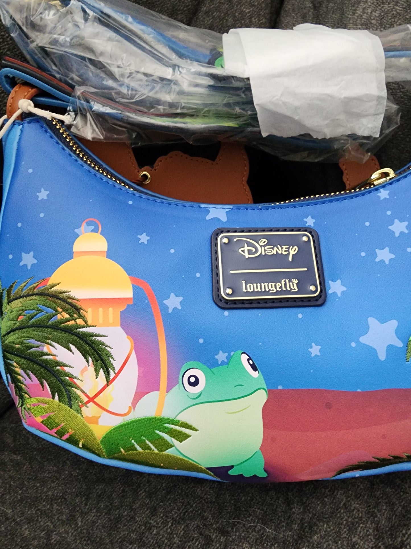 Loungefly Disney Stitch Camping Cuties Hammock Crossbody Bag