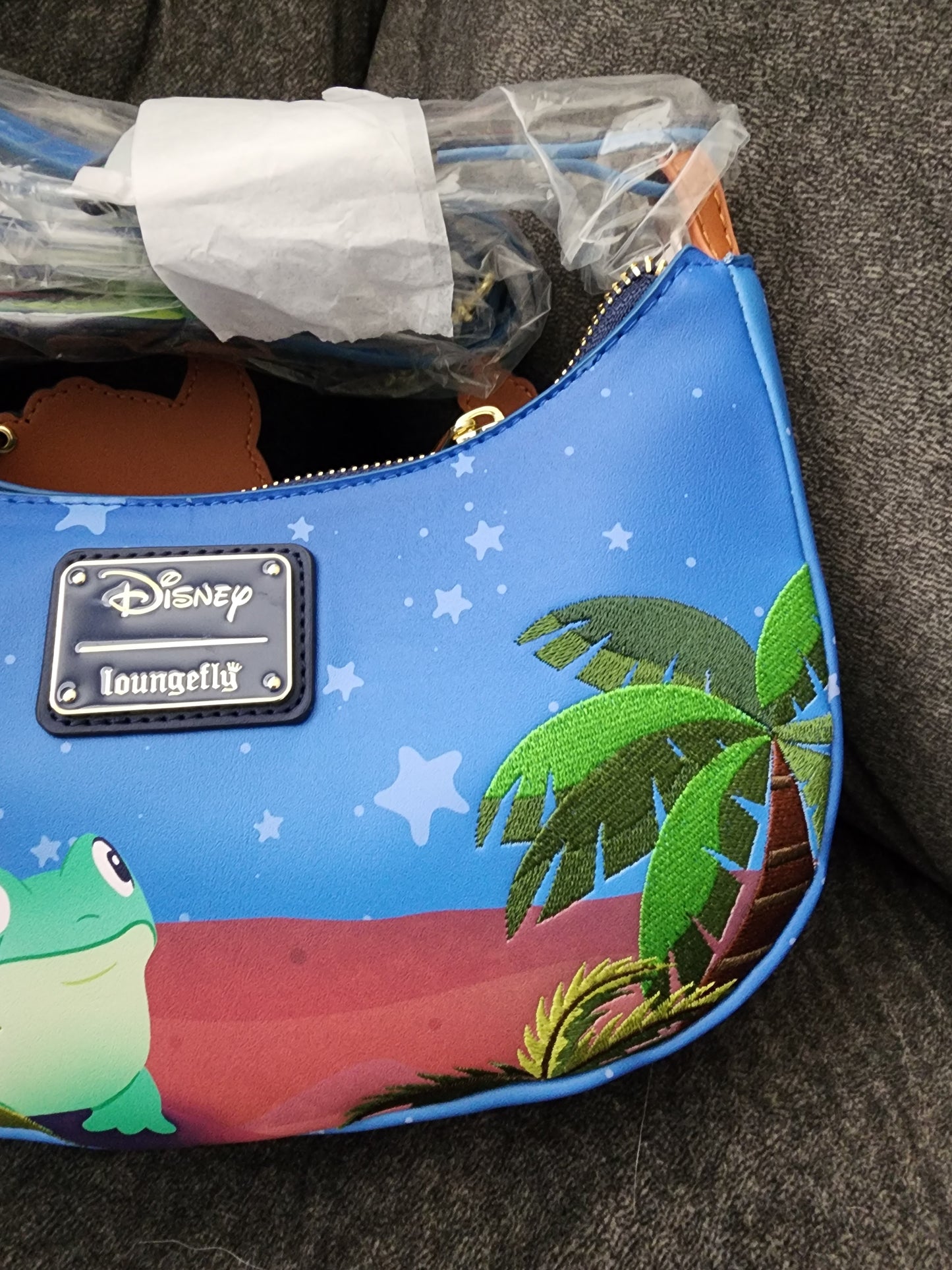 Loungefly Disney Stitch Camping Cuties Hammock Crossbody Bag