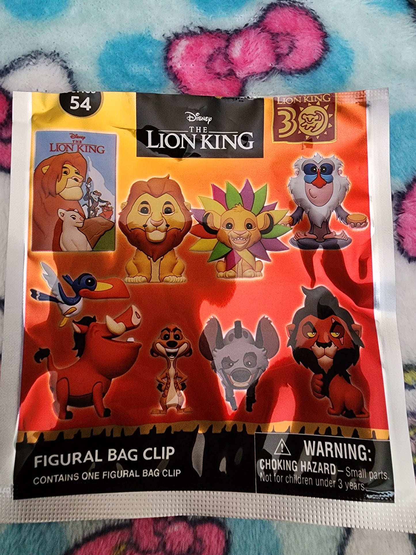 Disney Lion King 30th Anniversary Series 54 Mystery Bag Clips