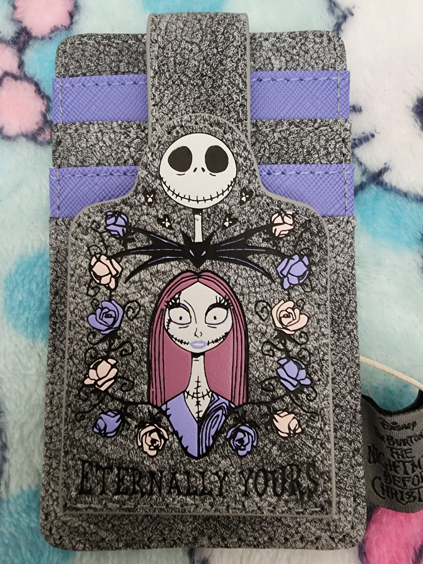 Loungefly Disney Nightmare Before Christmas 30th Anniversary Snap Card Holder