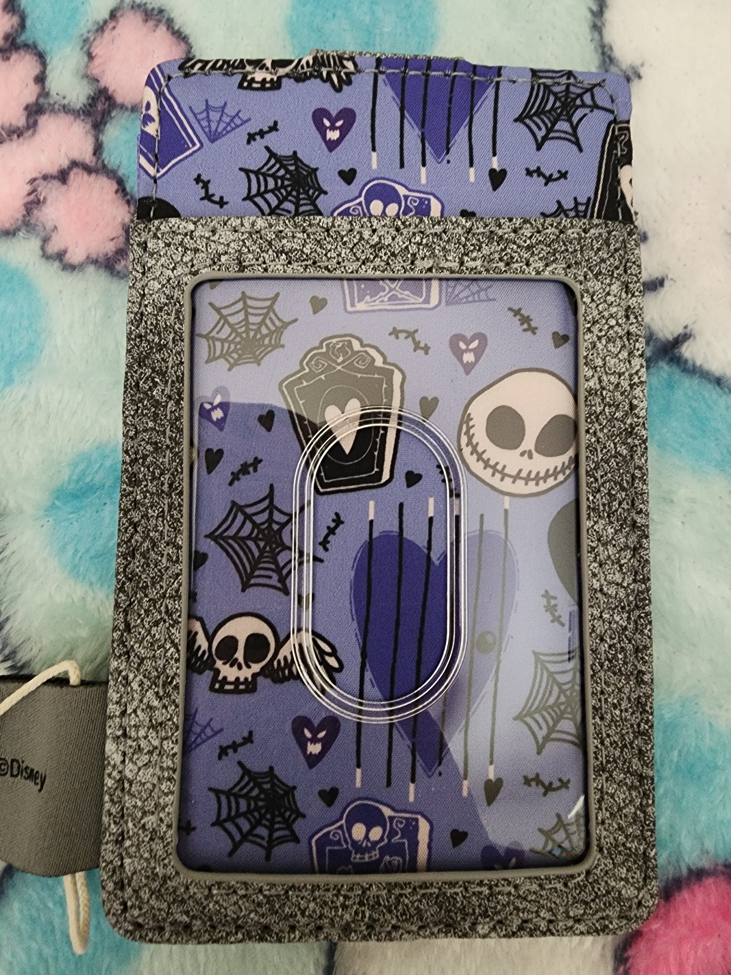 Loungefly Disney Nightmare Before Christmas 30th Anniversary Snap Card Holder