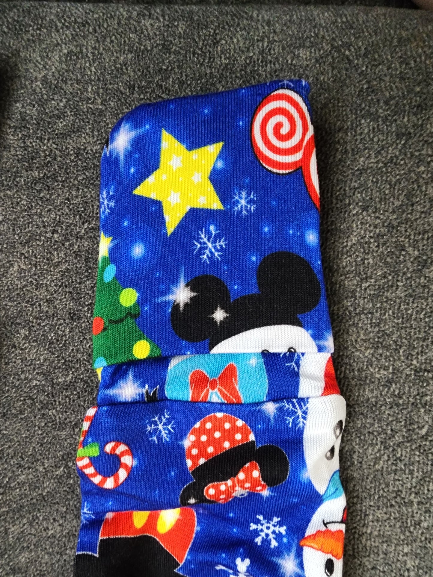 CP Disney Mickey Christmas Zipper Sleeper Footie PJ's