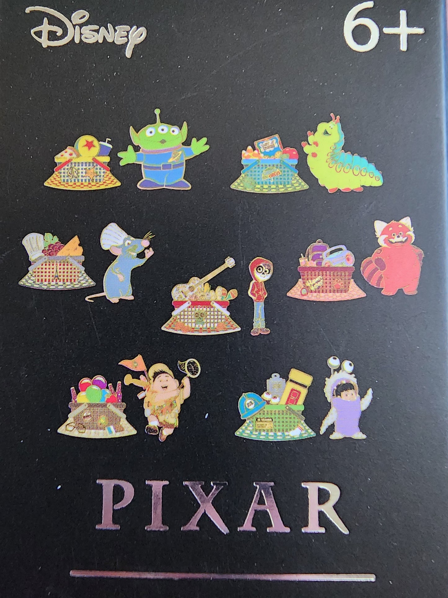 Loungefly Disney Pixar Movie Characters with Picnic Basket Mystery Pins