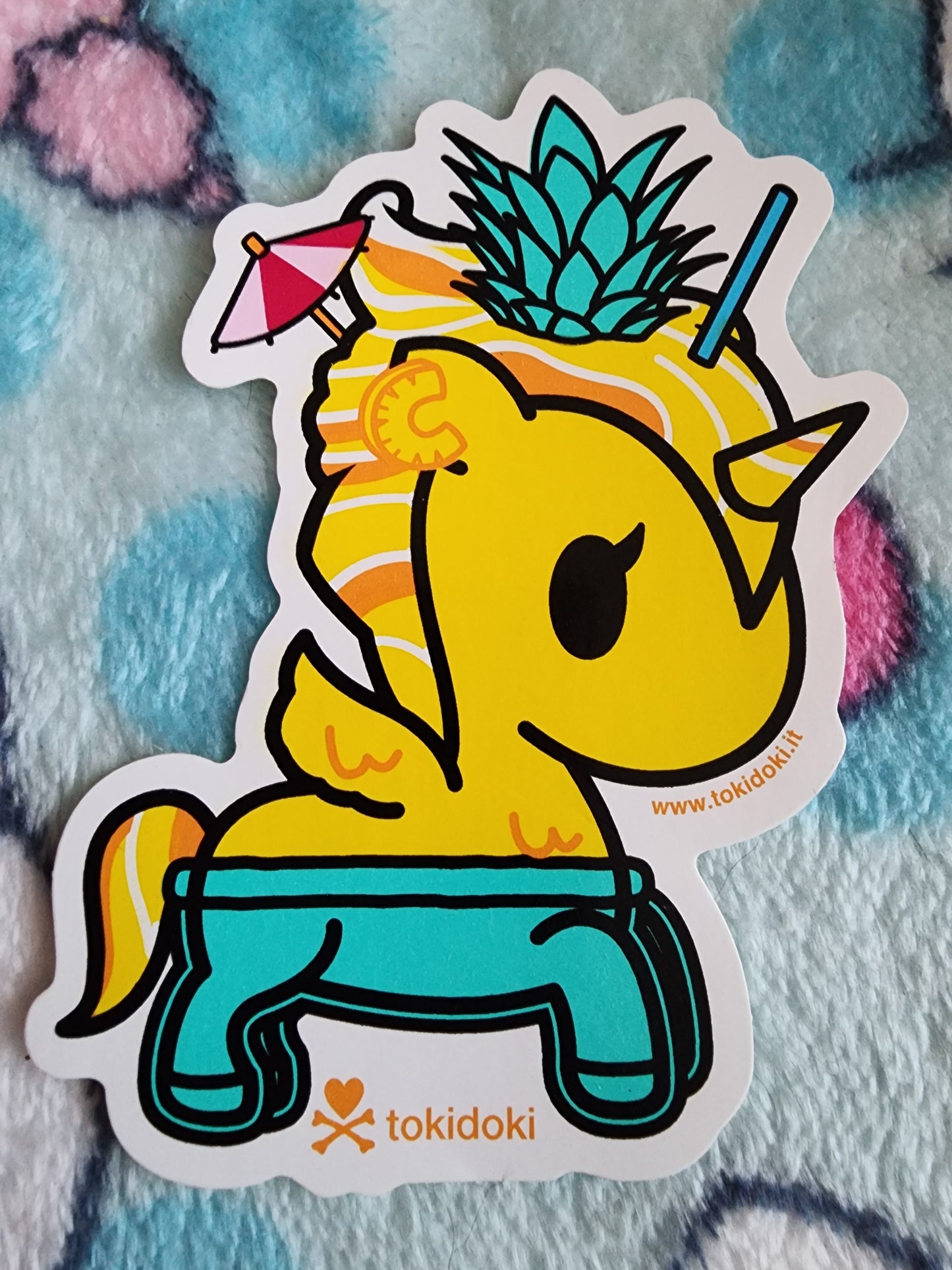 Tokidoki Unicorno Aloha Swril Sticker