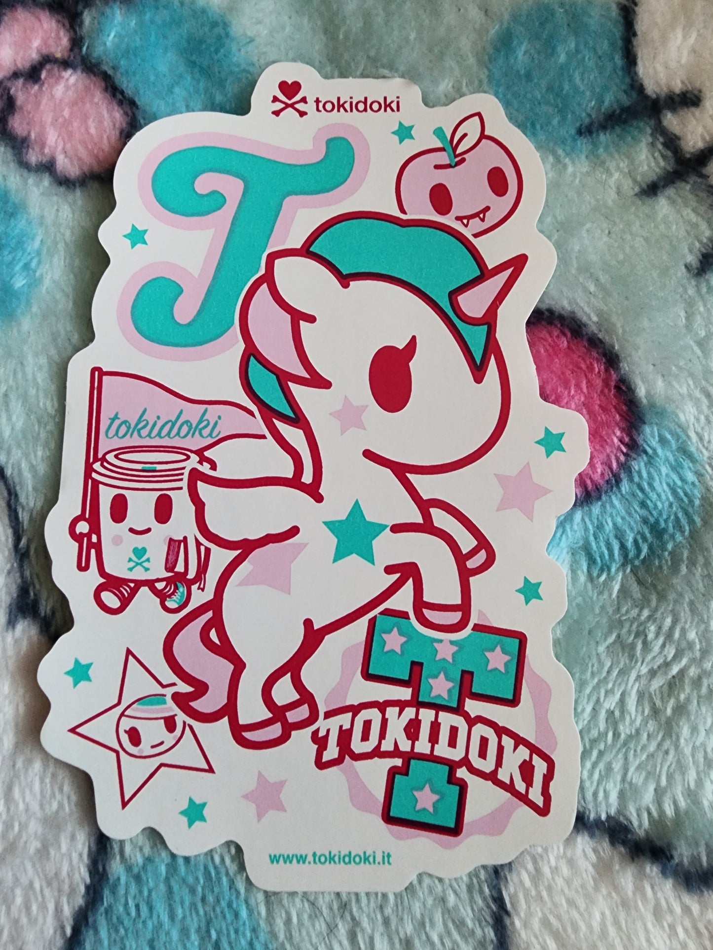 Tokidoki Unicorno Varsity Stellina Sticker