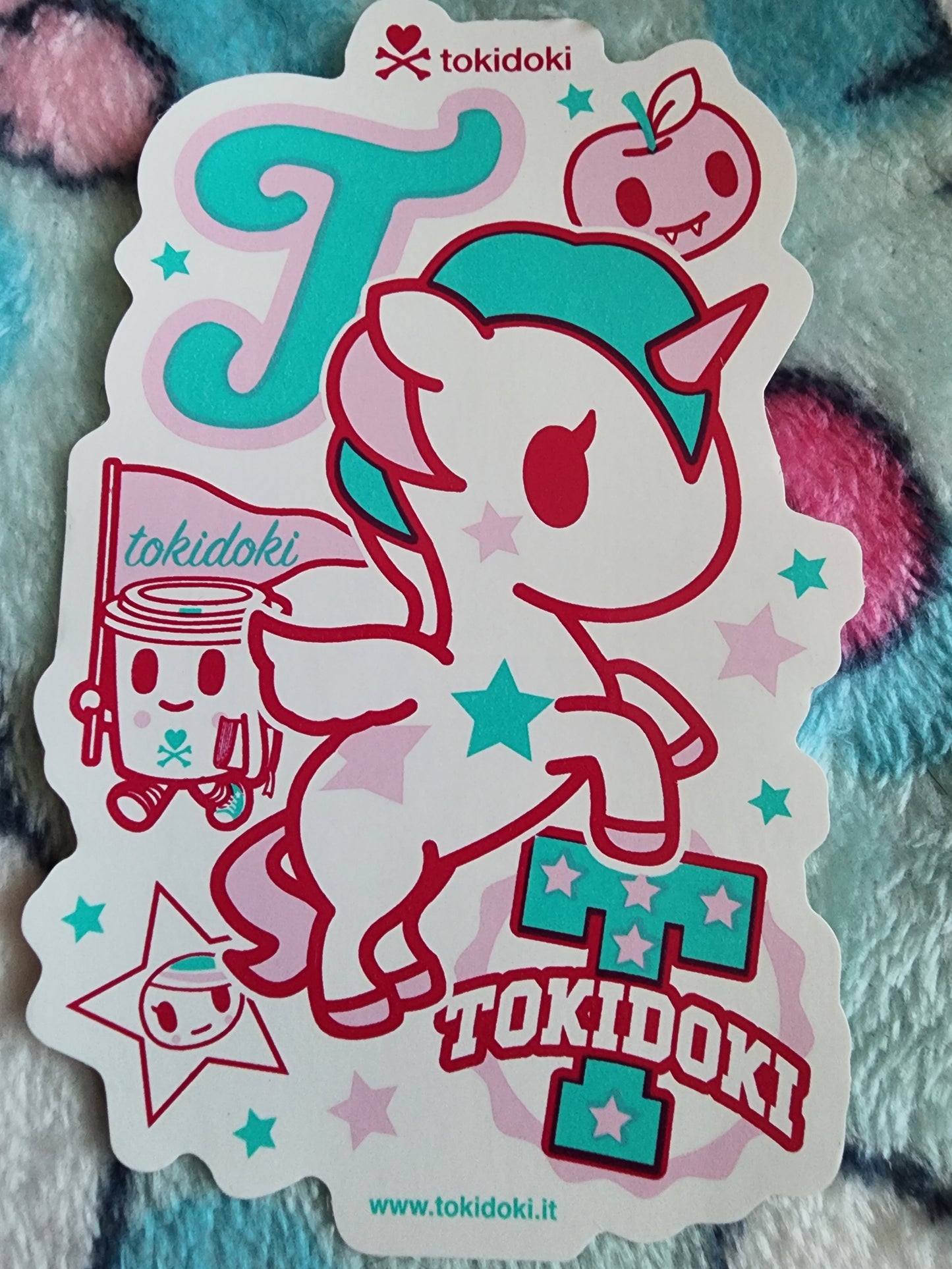 Tokidoki Unicorno Varsity Stellina Sticker