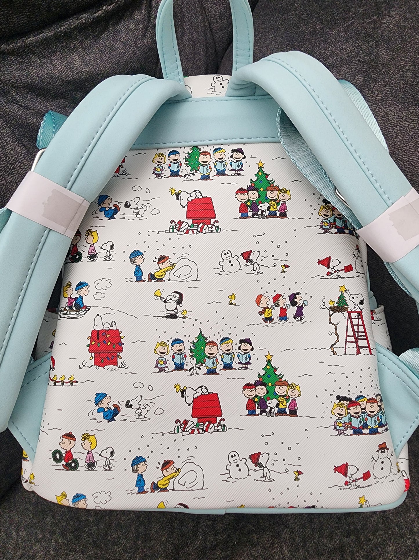 Loungefly Peanuts Charlie Brown and Friends Christmas Backpack