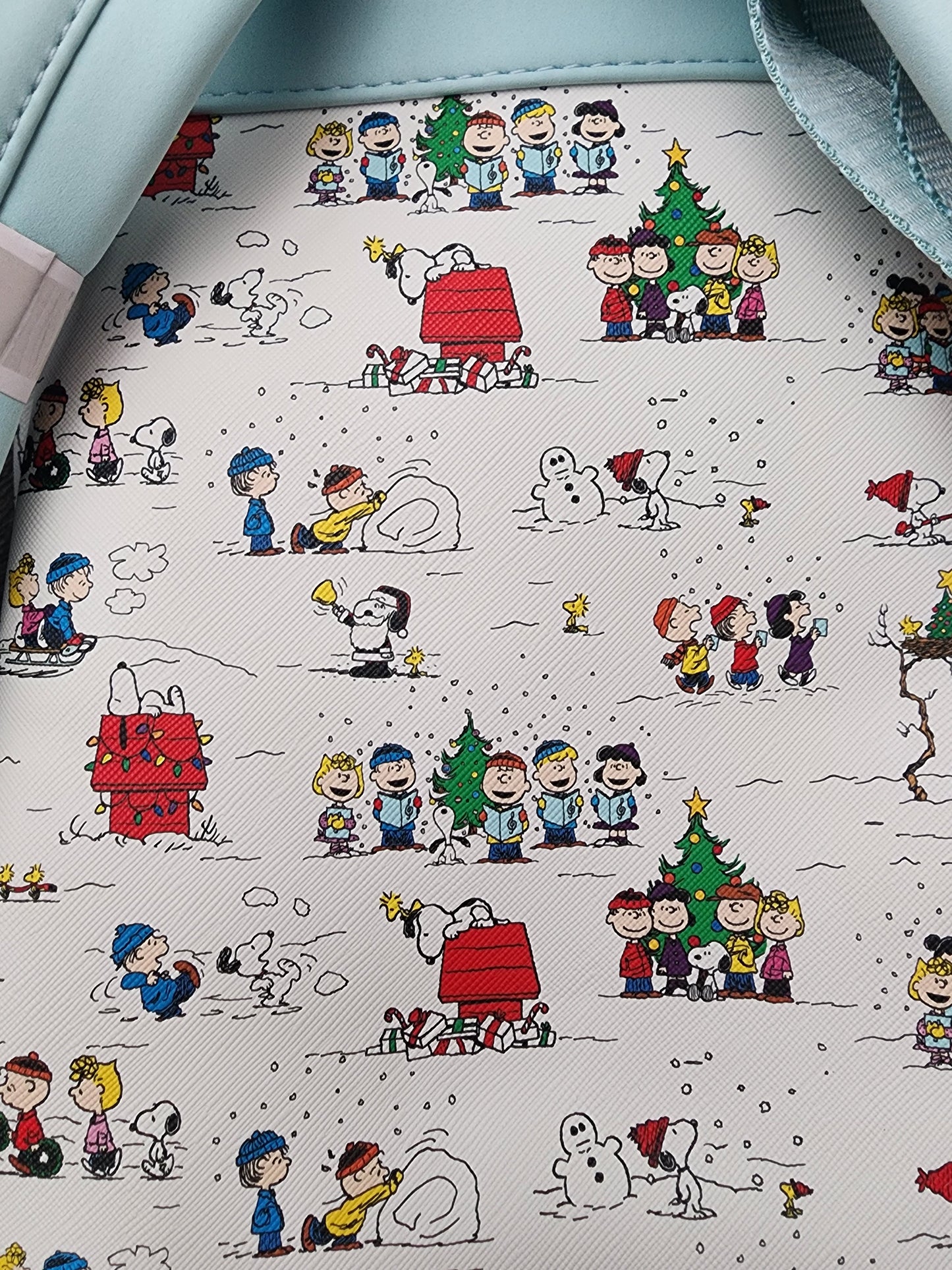 Loungefly Peanuts Charlie Brown and Friends Christmas Backpack