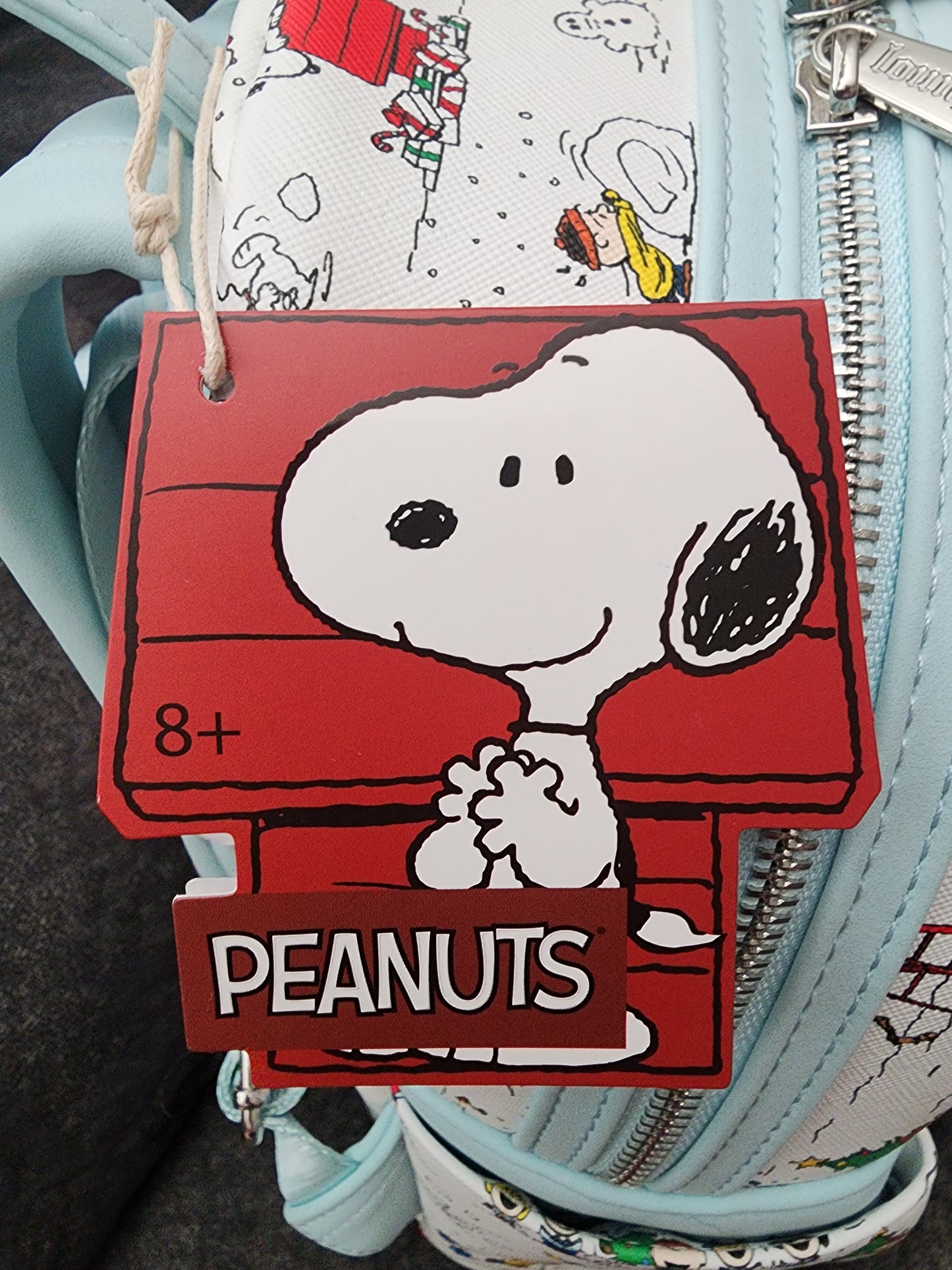Loungefly Peanuts Charlie Brown and Friends Christmas Backpack