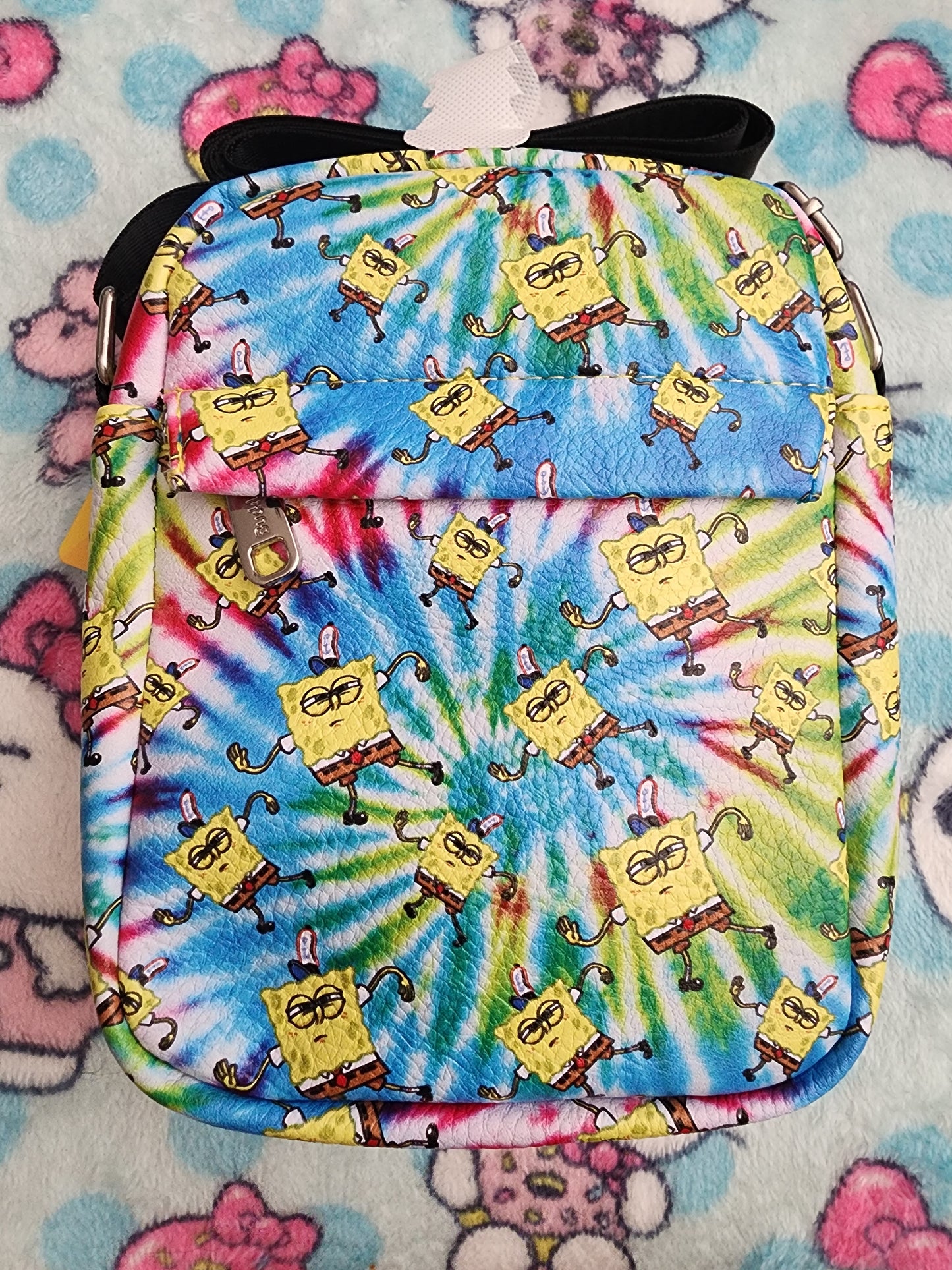 Nickelodeon Spongebob Square Pants Tie-Dye Crossbody Bag