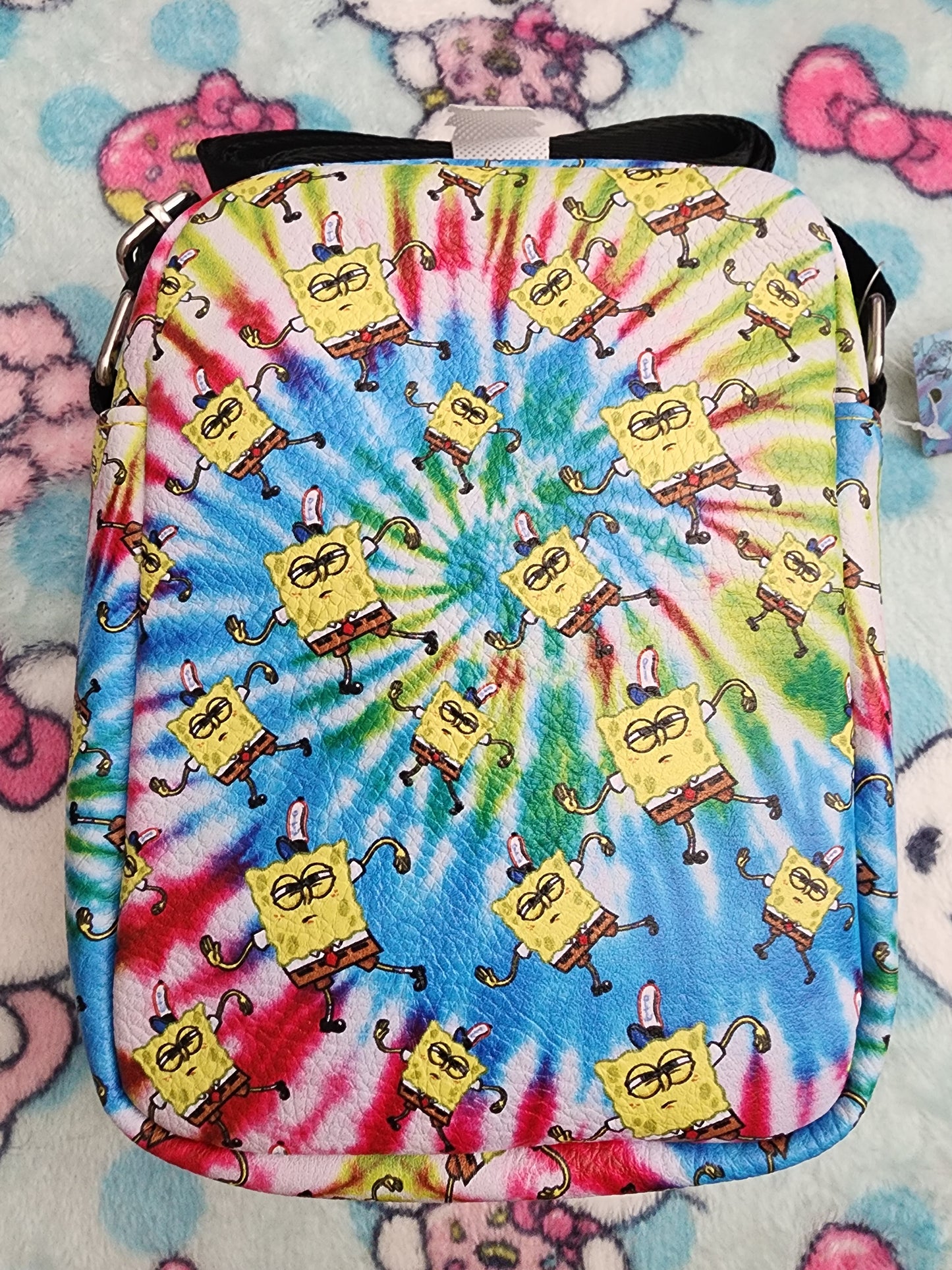 Nickelodeon Spongebob Square Pants Tie-Dye Crossbody Bag