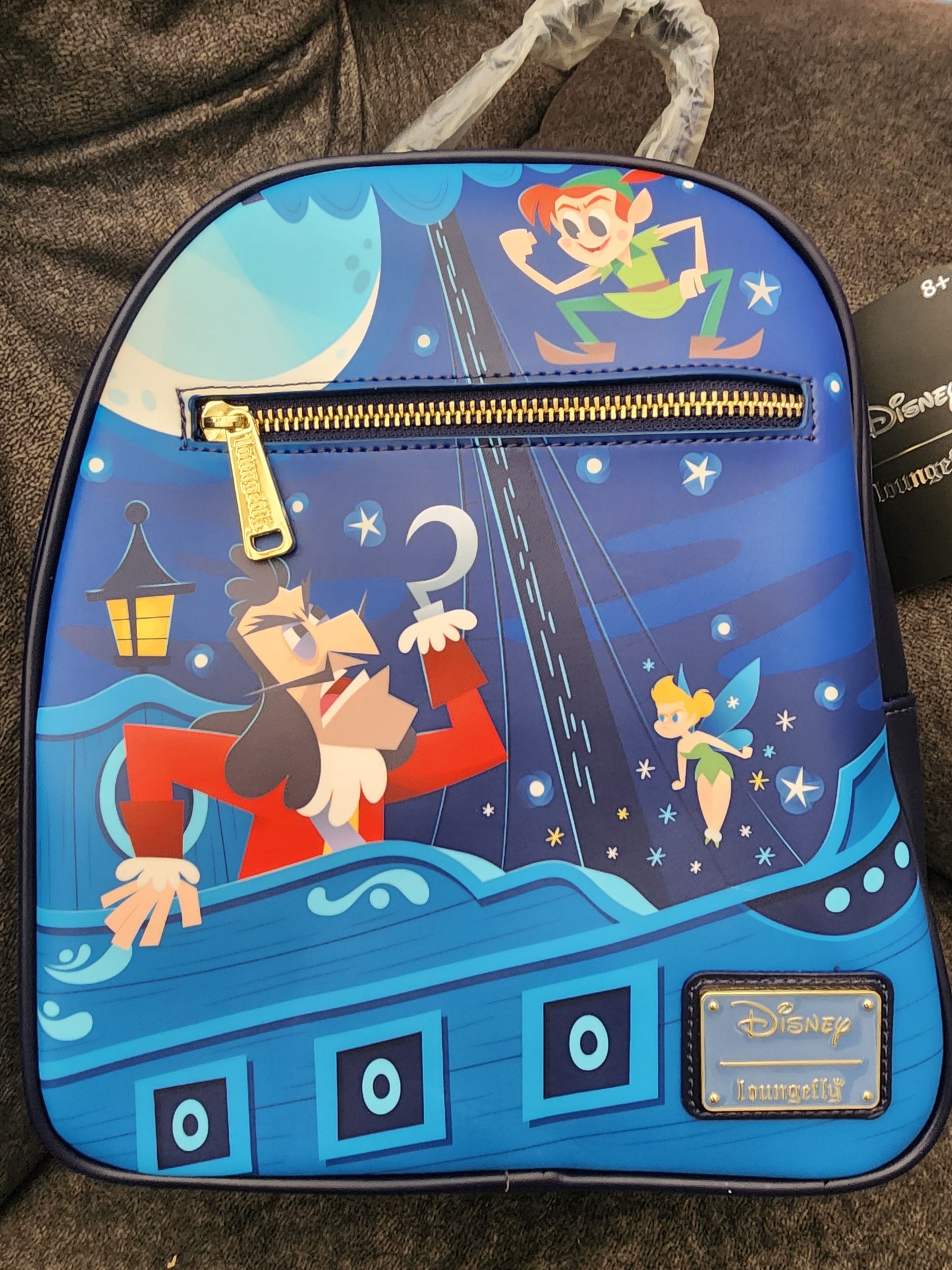 Loungefly Disney Peter Pan and Captain Hook Backpack