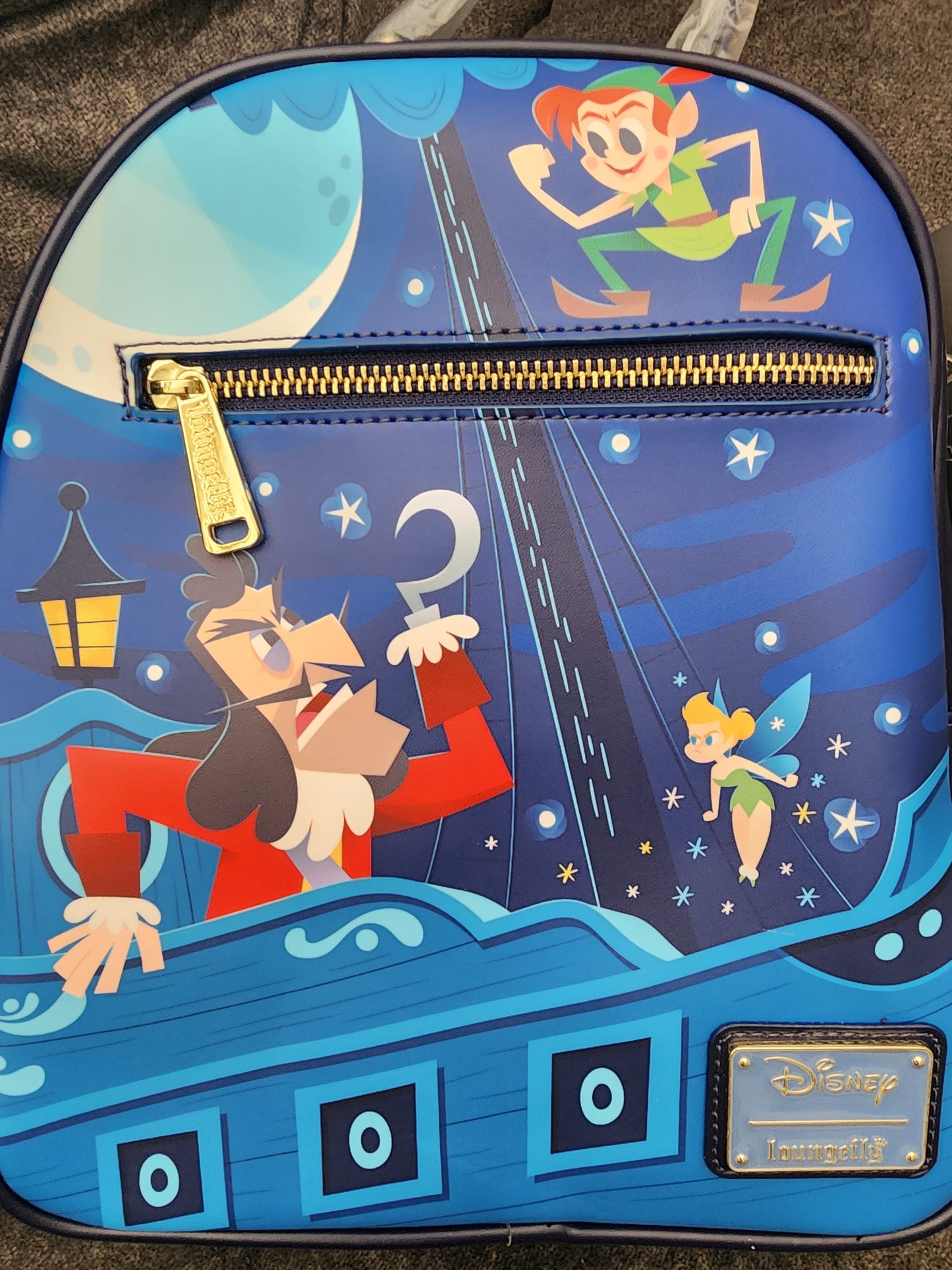 Loungefly Disney Peter Pan and Captain Hook Backpack