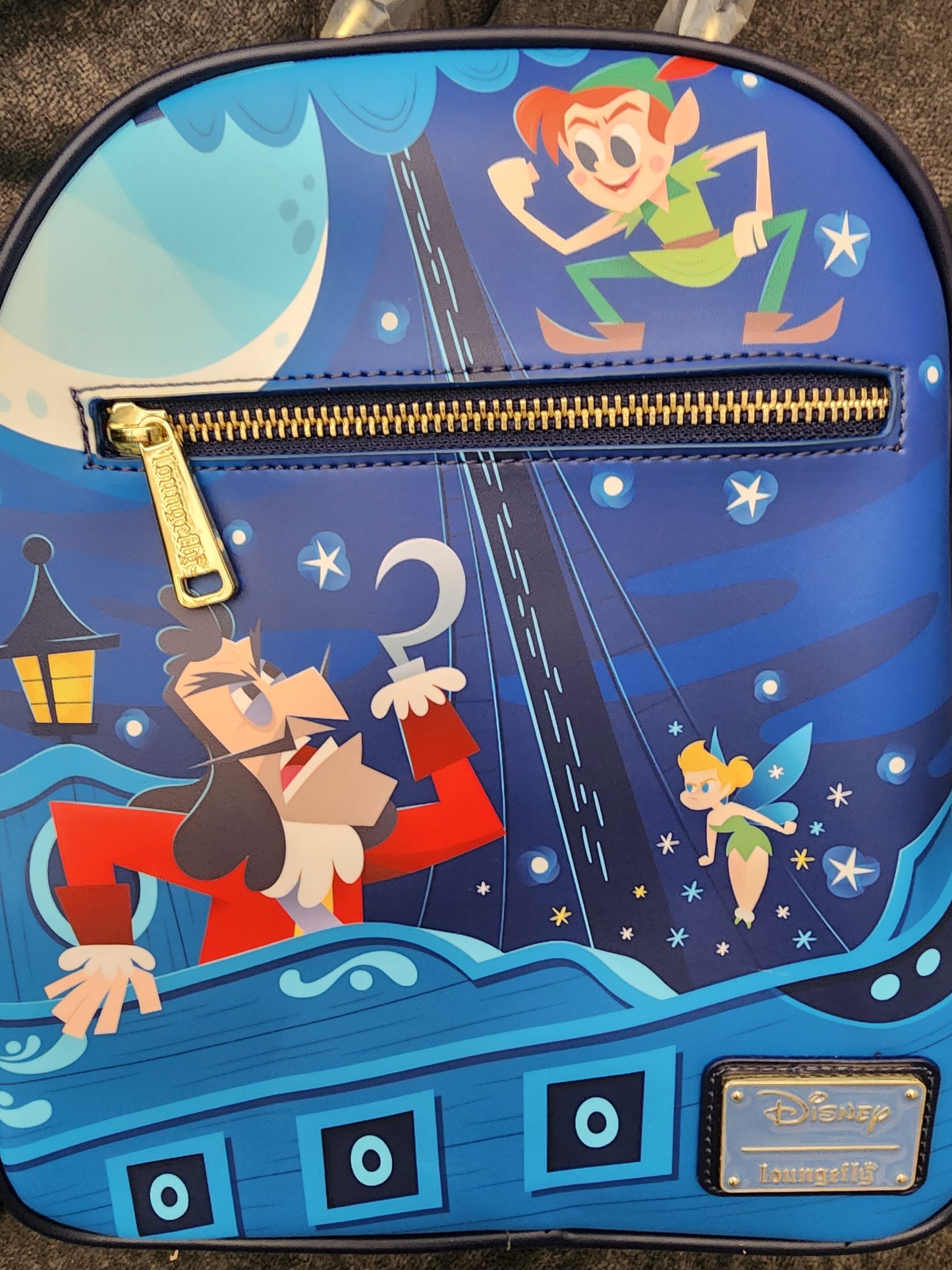 Loungefly Disney Peter Pan and Captain Hook Backpack