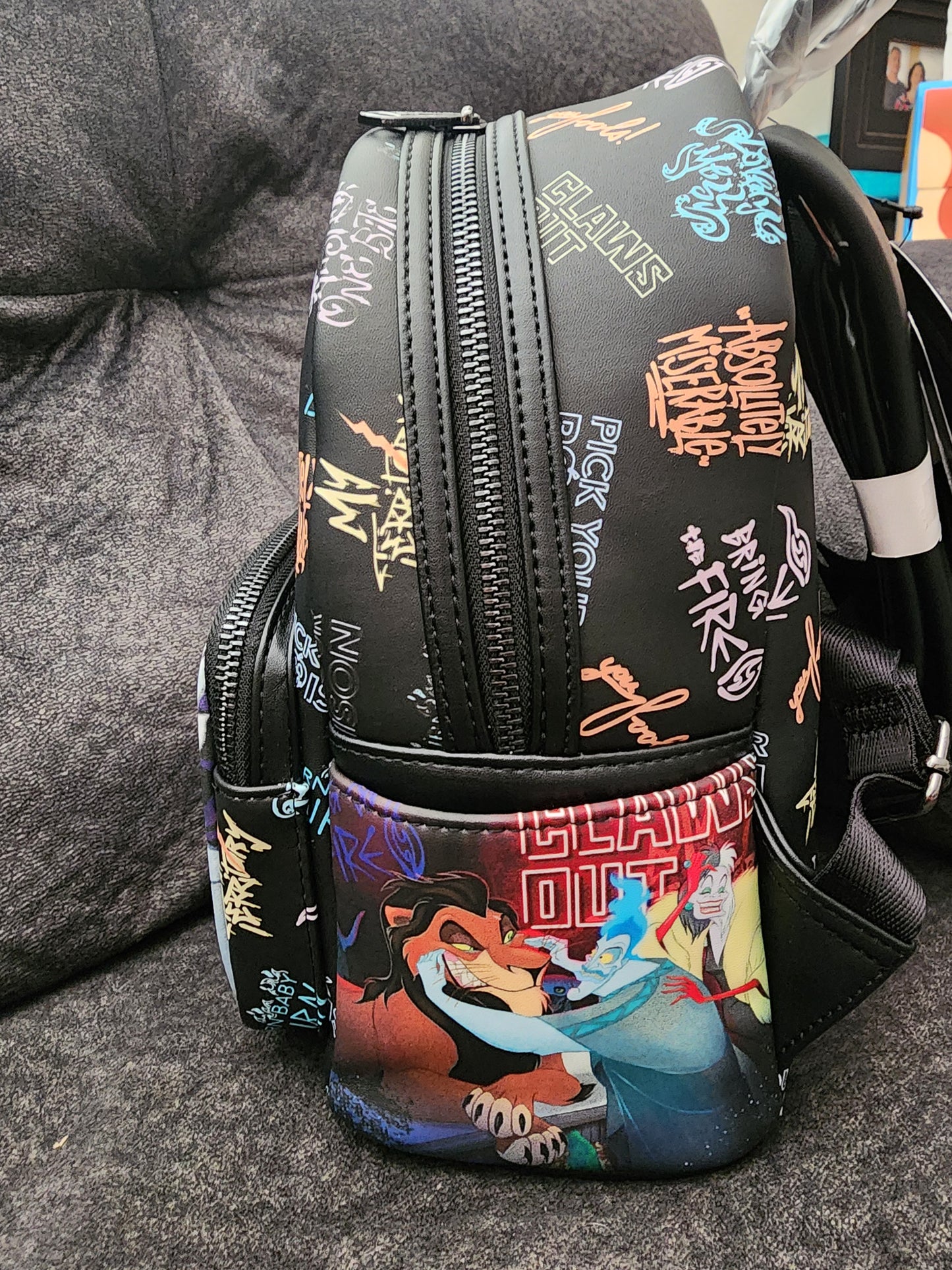 Loungefly Disney Villains Graffiti Backpack