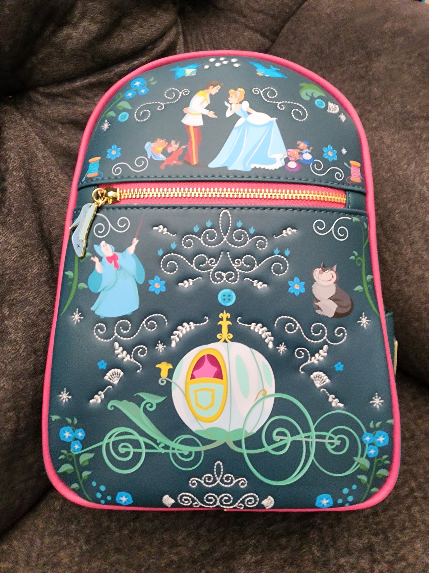 Loungefly Disney Cinderella Flork Art Backpack