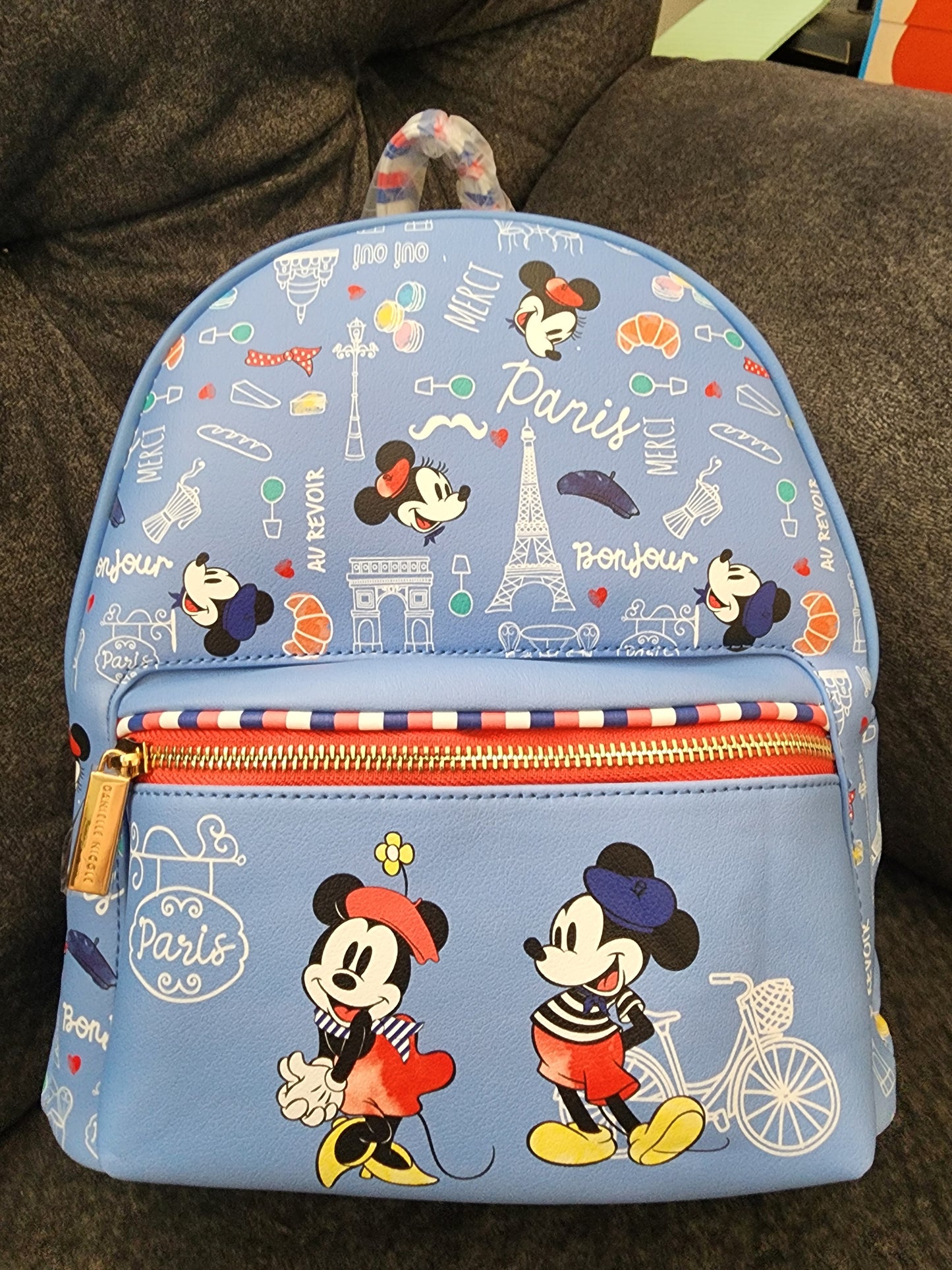 Danielle Nicole Disney Mickey and Minnie Paris Backpack