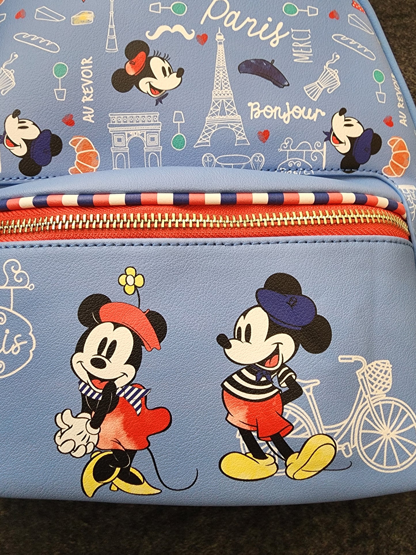Danielle Nicole Disney Mickey and Minnie Paris Backpack