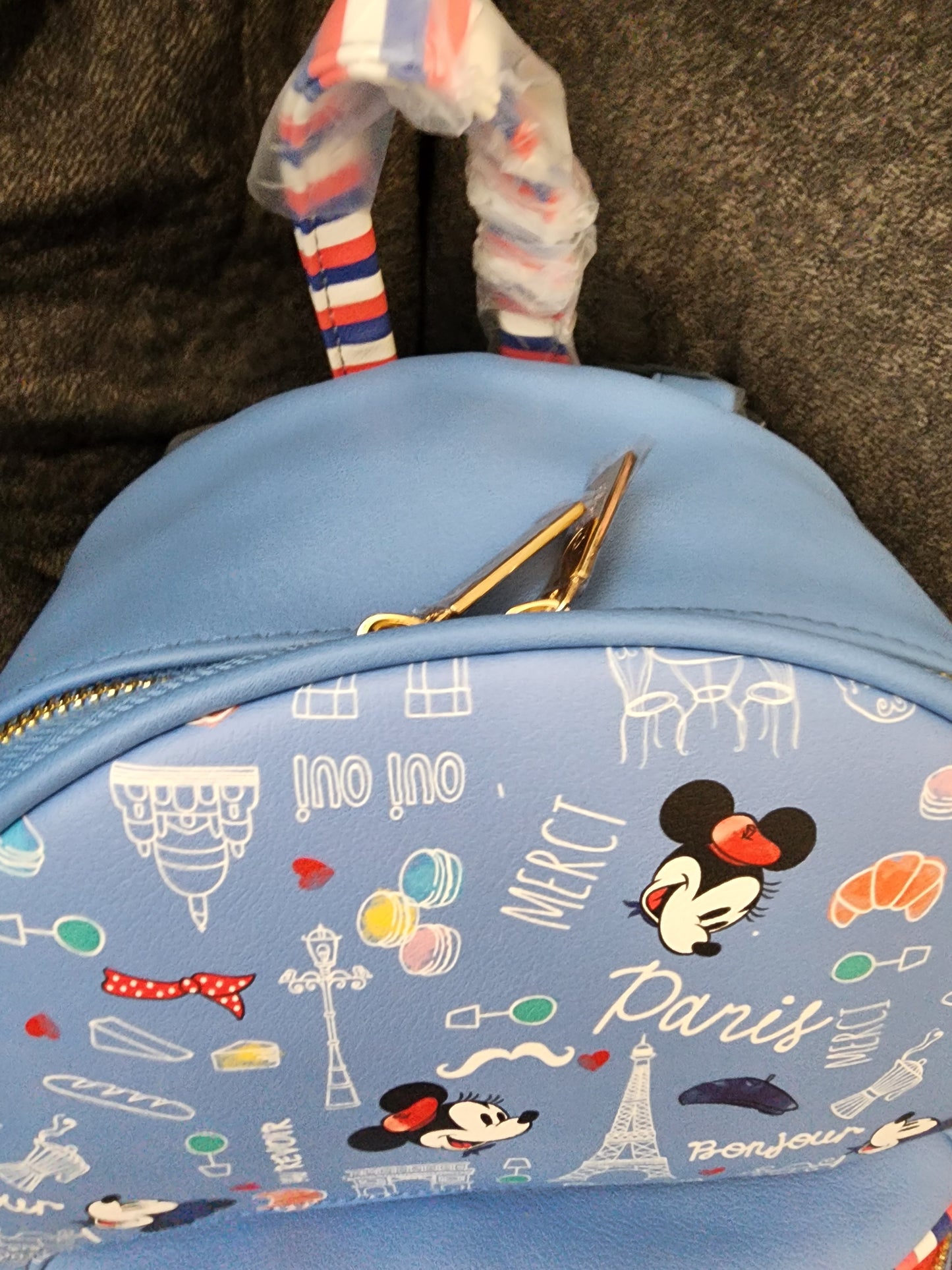Danielle Nicole Disney Mickey and Minnie Paris Backpack