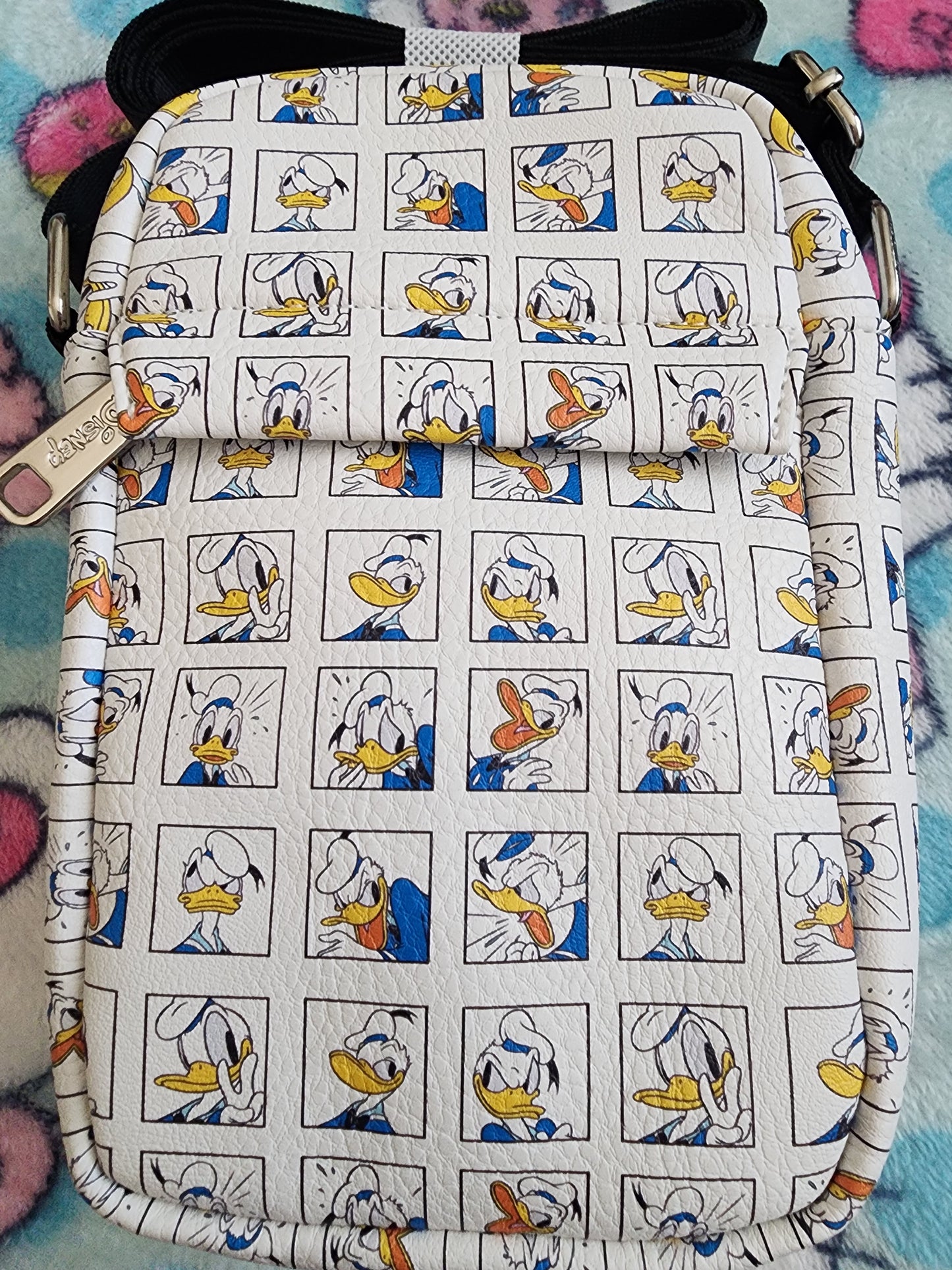 Disney Donald Duck Faces Crossbody Bag