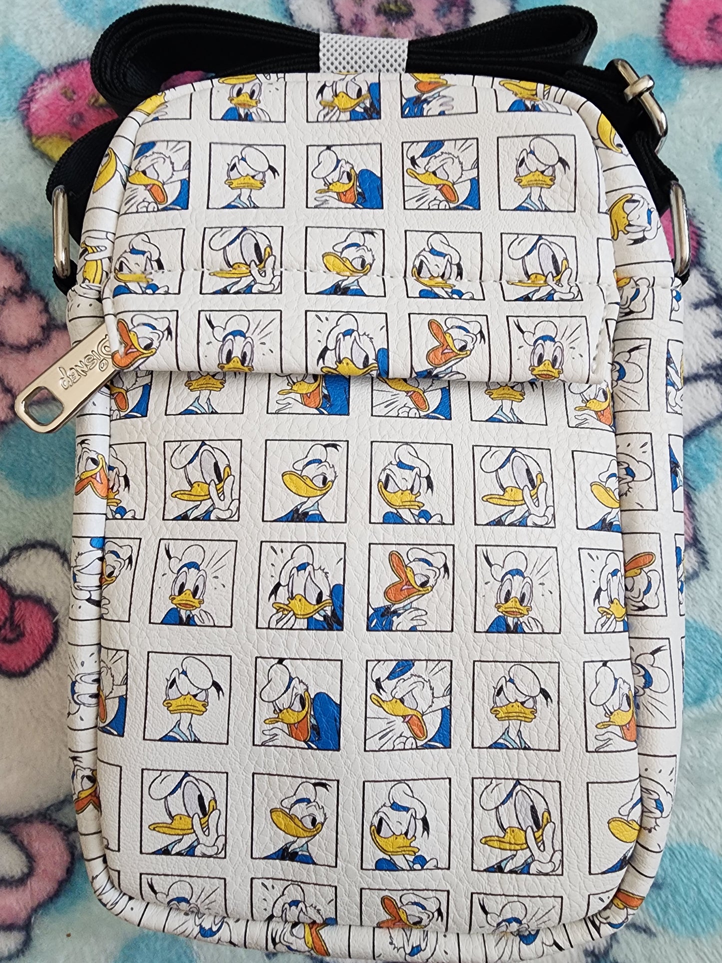 Disney Donald Duck Faces Crossbody Bag