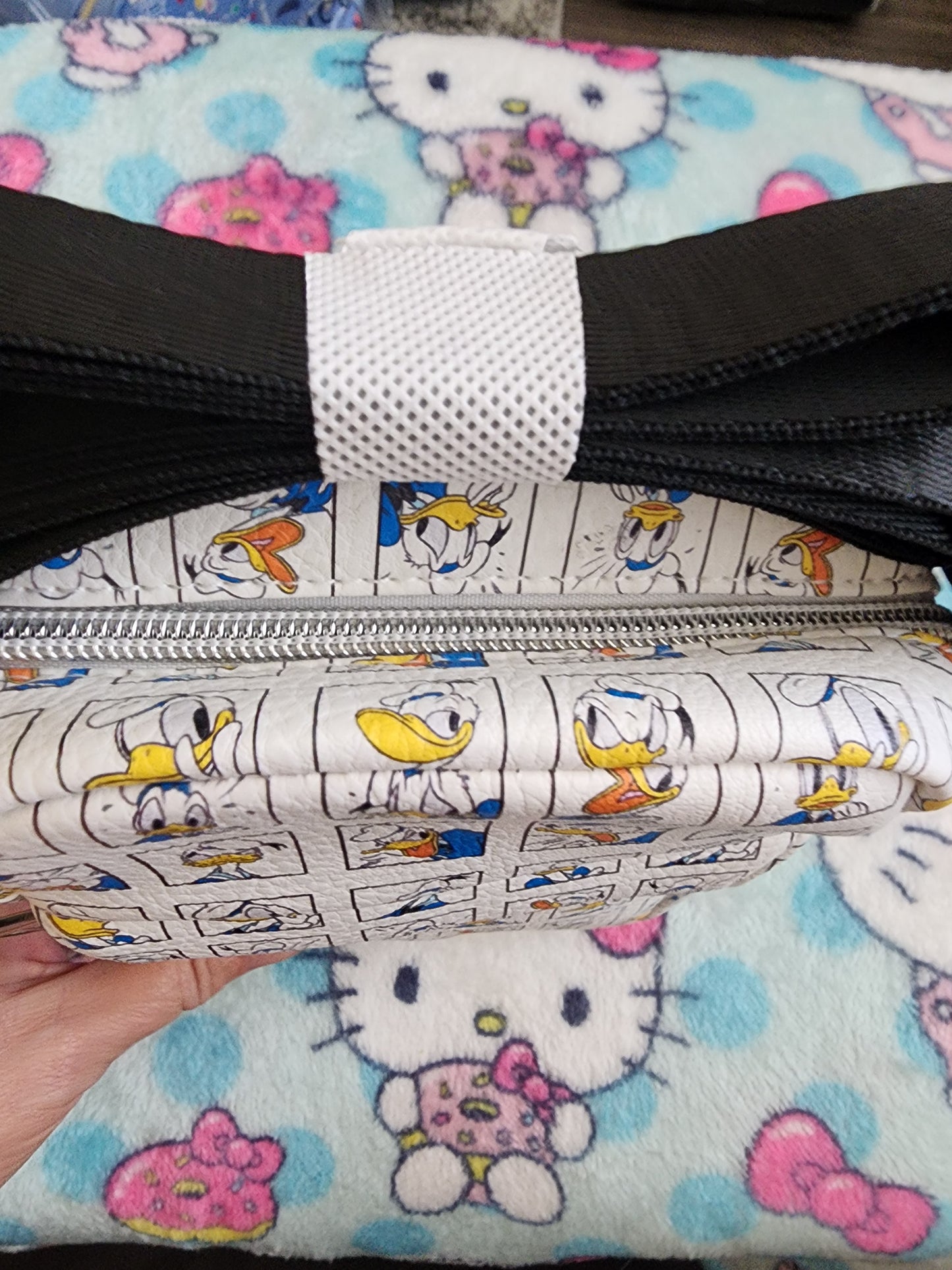 Disney Donald Duck Faces Crossbody Bag