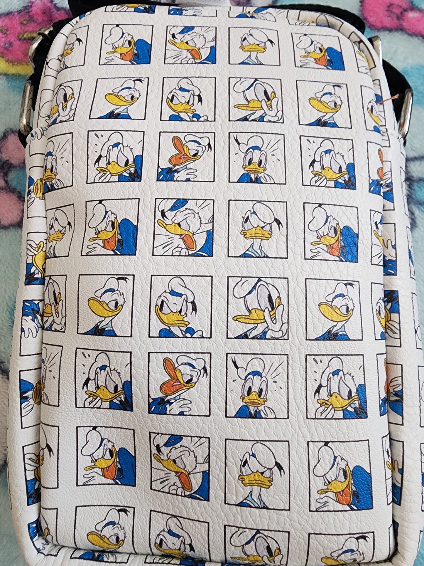 Disney Donald Duck Faces Crossbody Bag