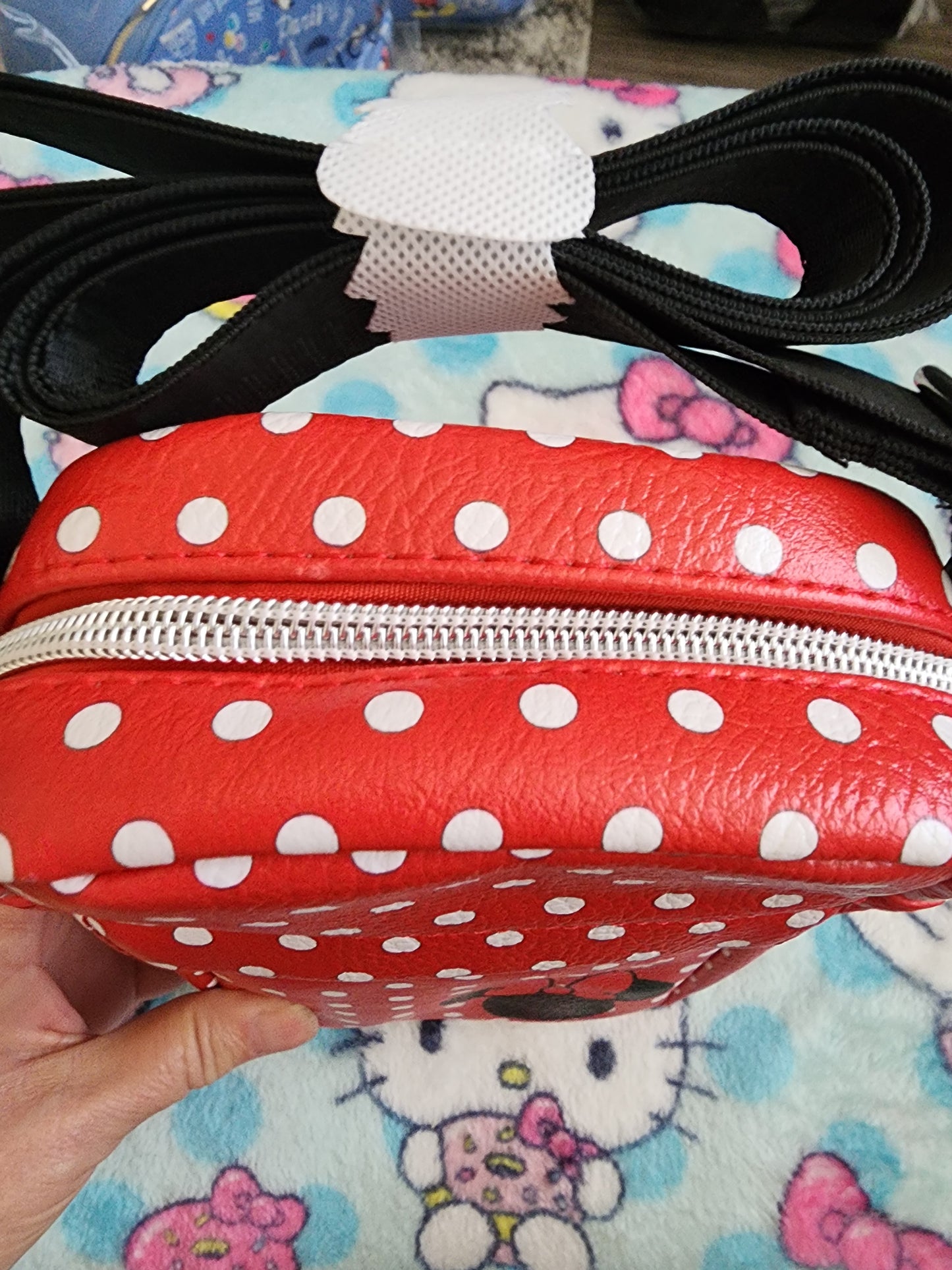 Disney Minnie Mouse Polka Dots Crossbody Bag