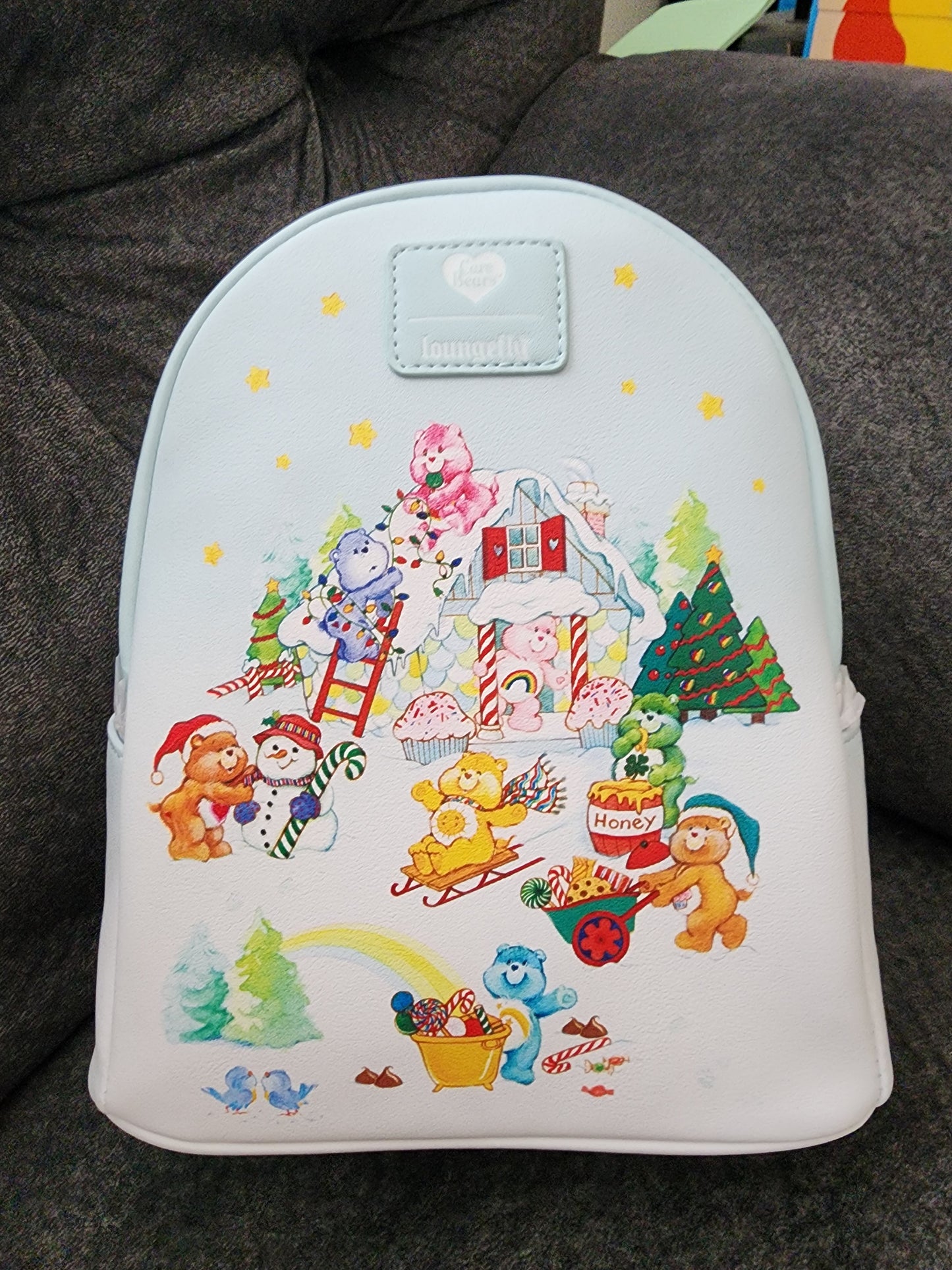 Loungefly Care Bears Christmas Backpack