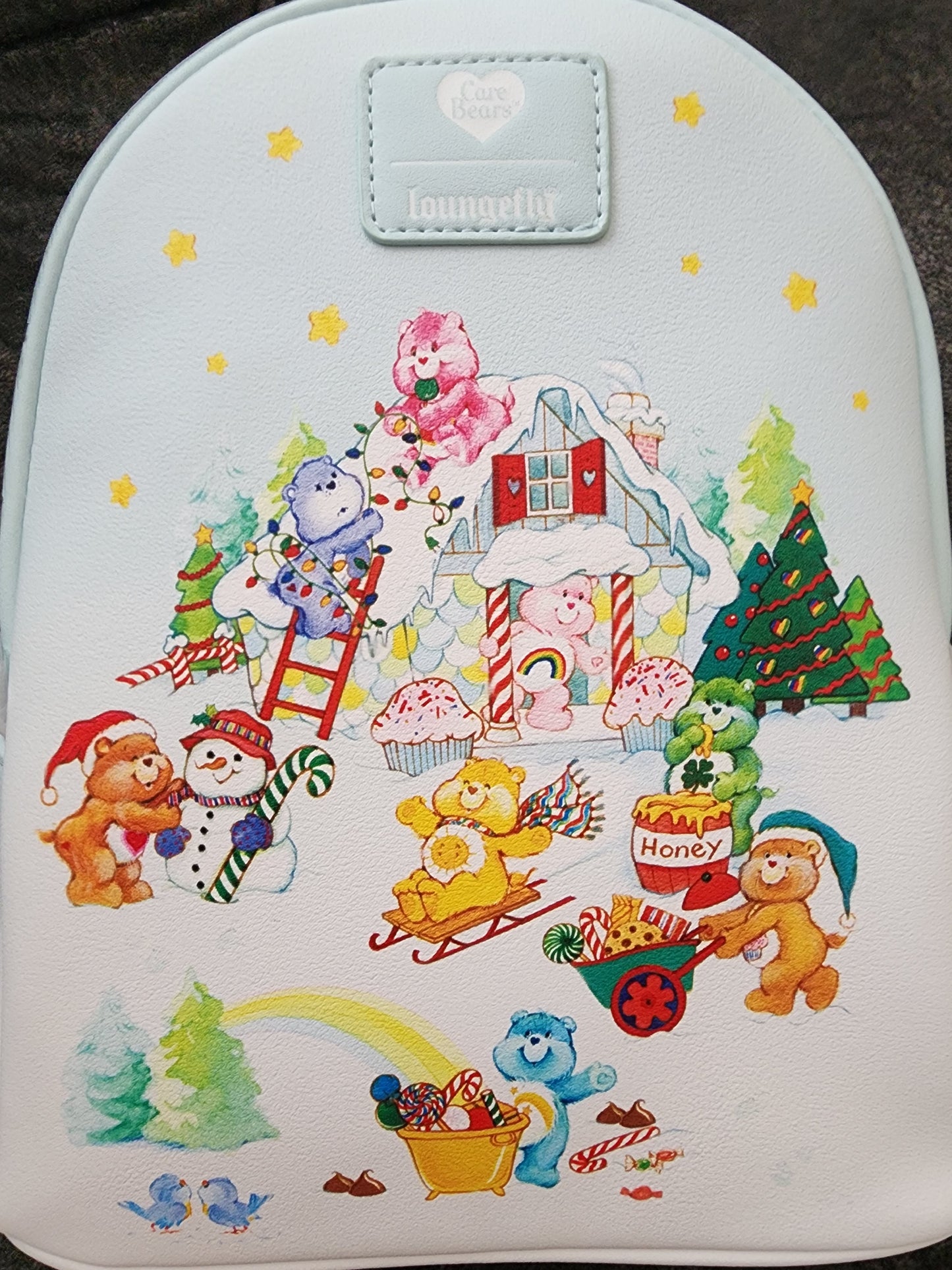 Loungefly Care Bears Christmas Backpack