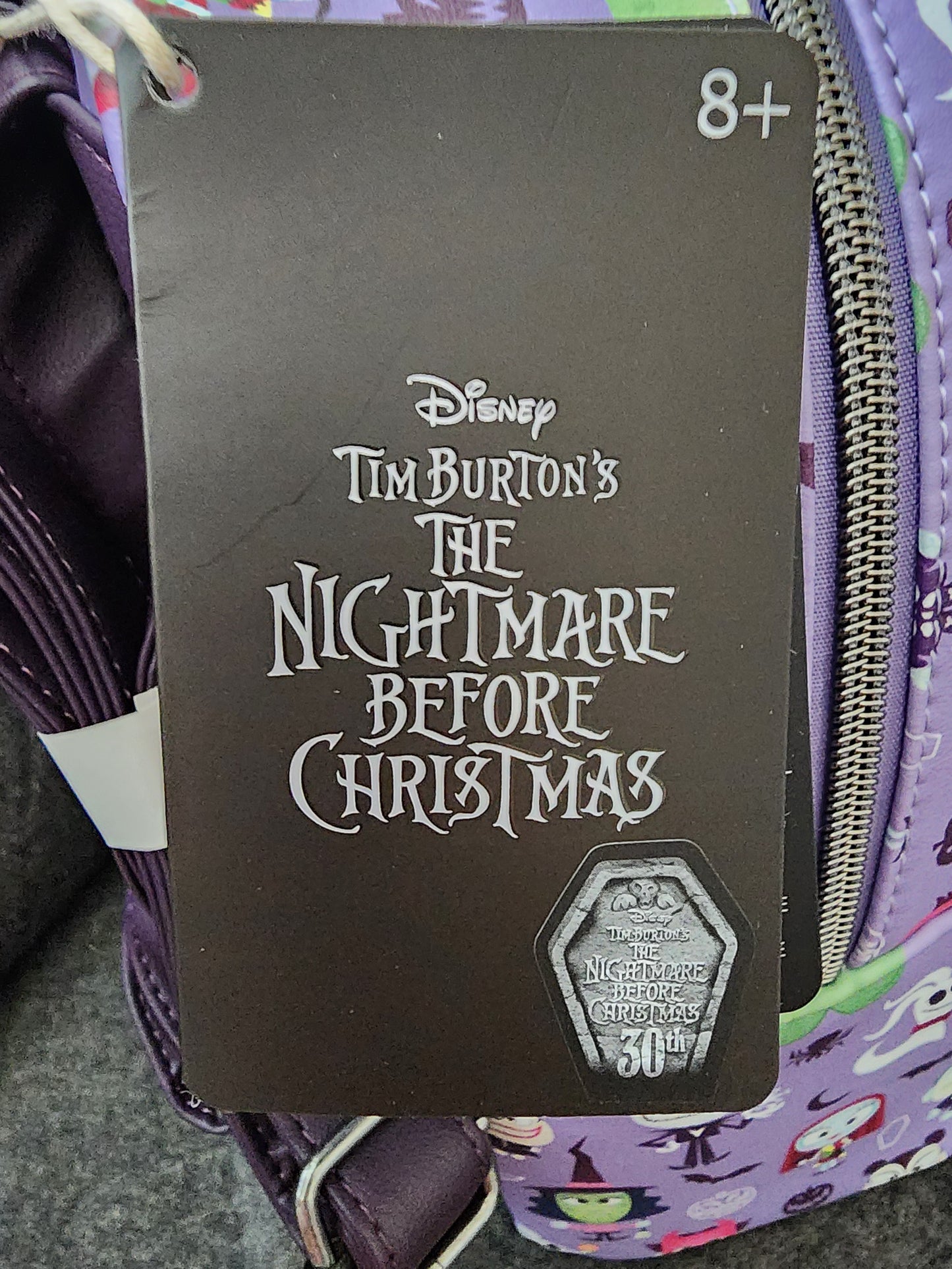 Loungefly Disney Nightmare Before Christmas 30th Anniversary Chibi Backpack