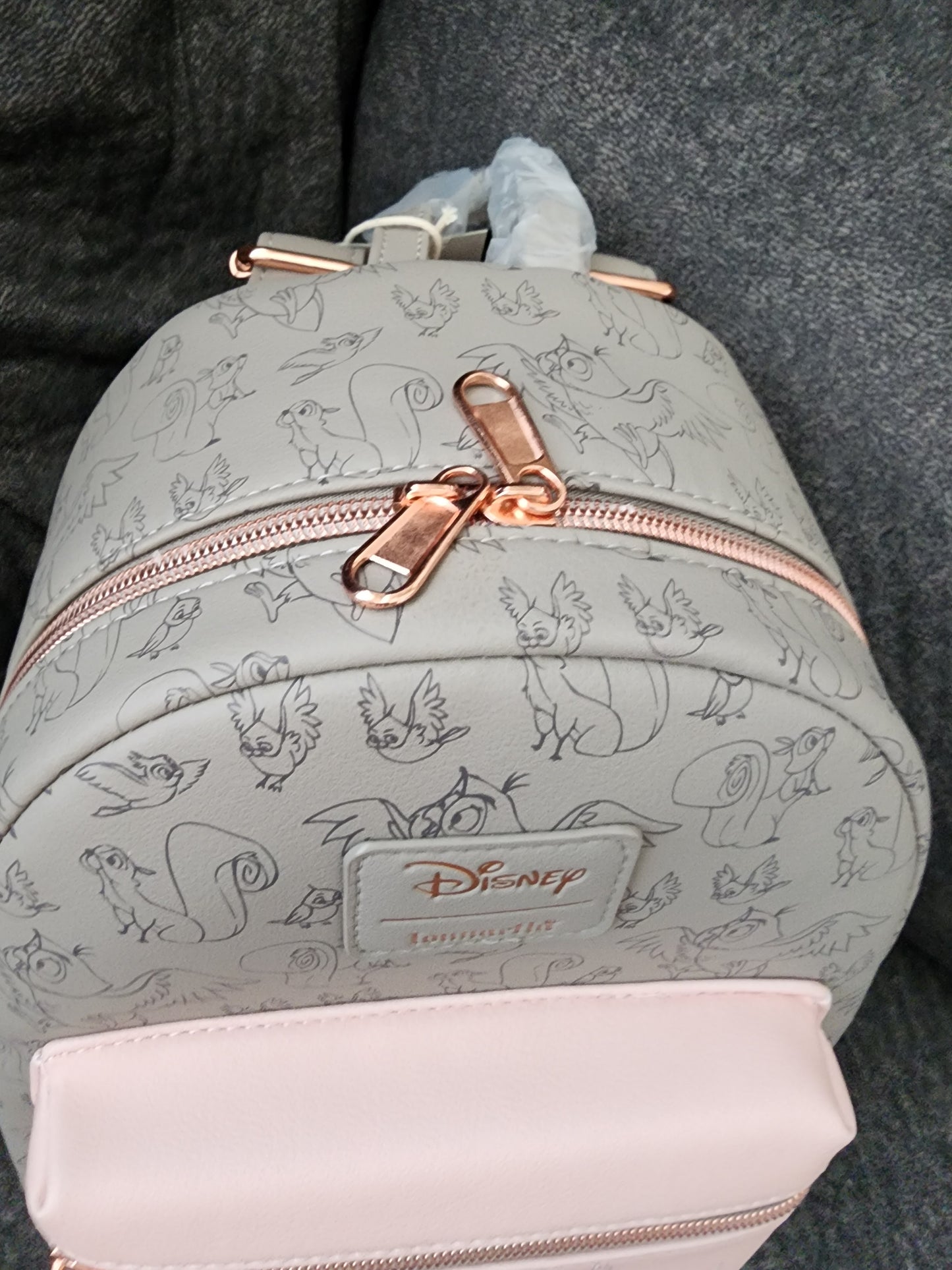 Loungefly Disney Rose Gold Sleeping Beauty Backpack