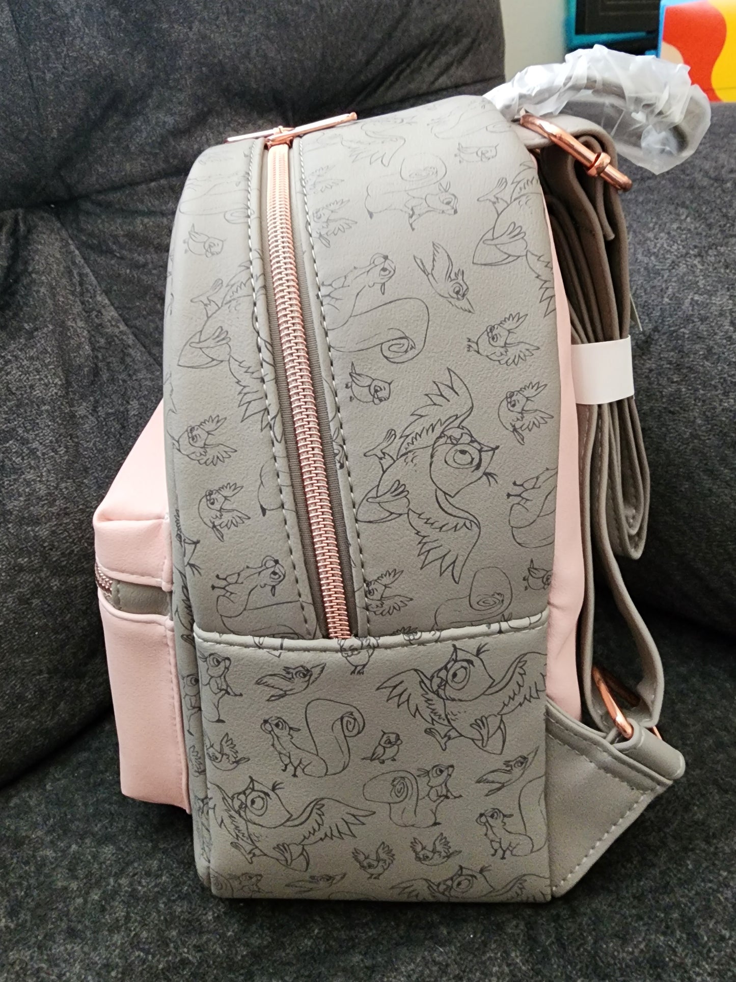 Loungefly Disney Rose Gold Sleeping Beauty Backpack