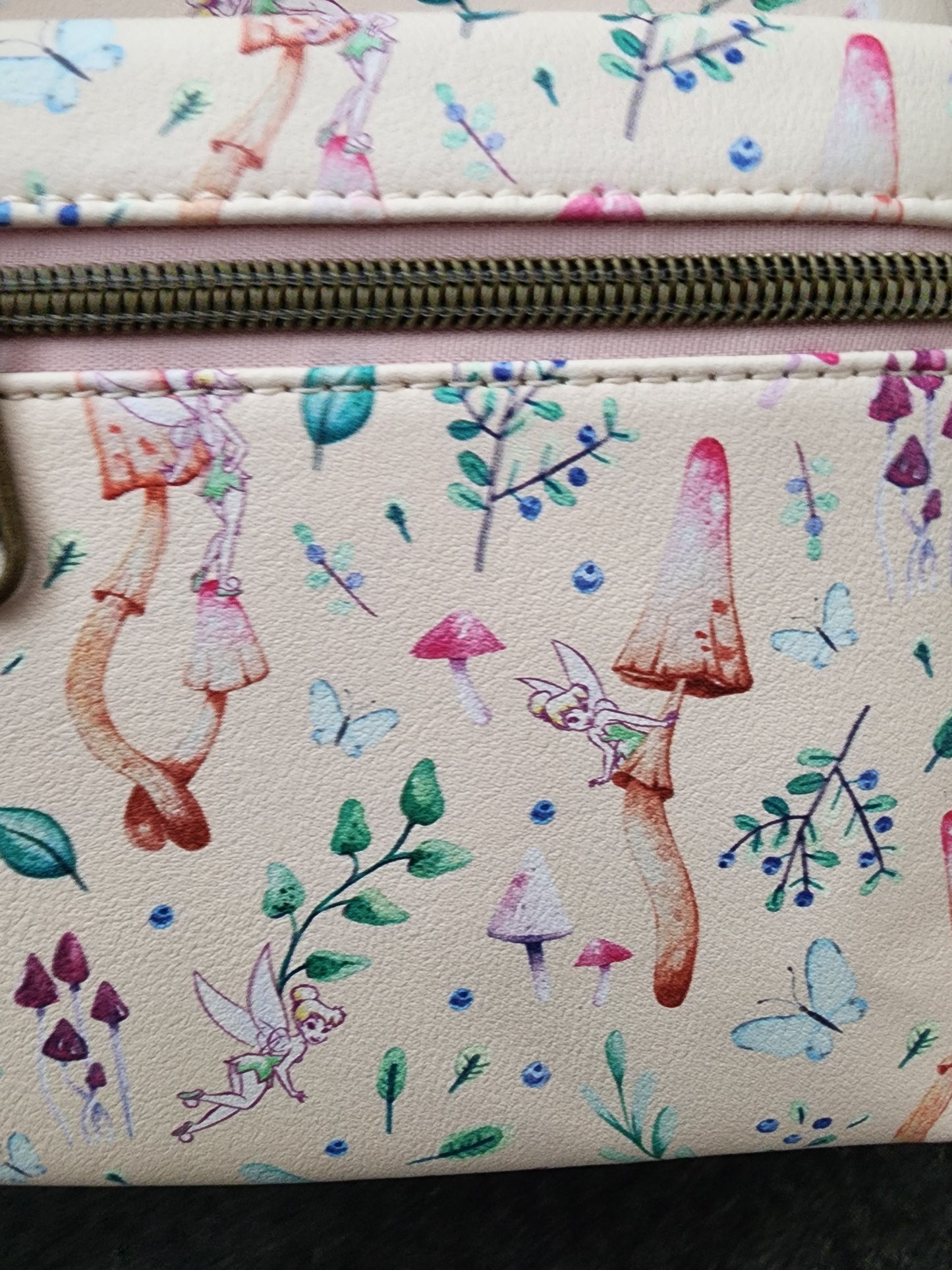 Loungefly Disney Tinkerbell Pastel Mushrooms Backpack