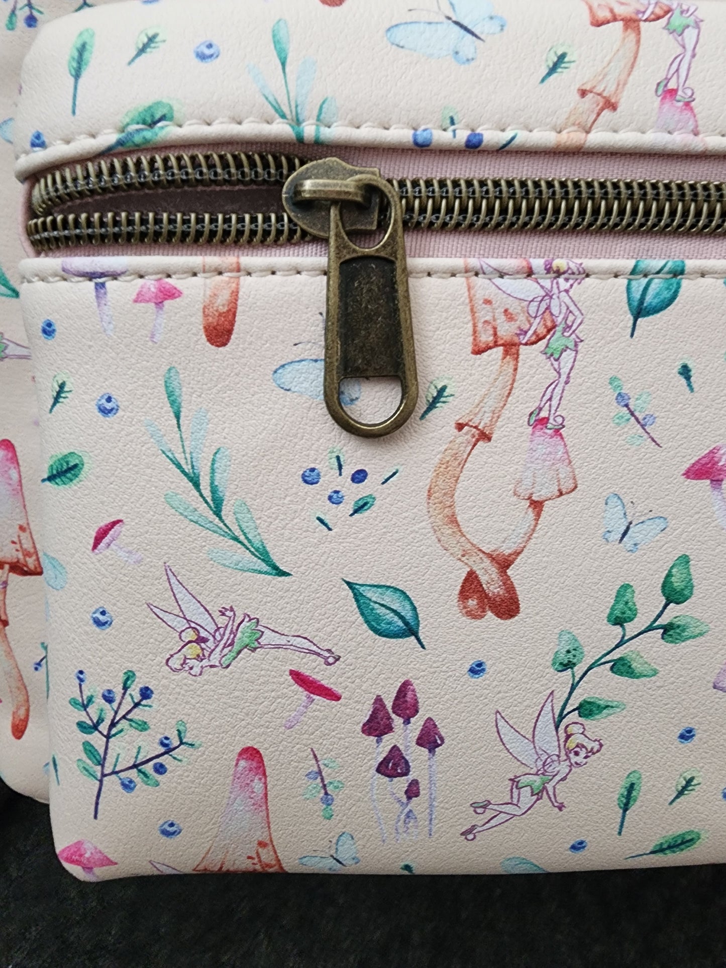 Loungefly Disney Tinkerbell Pastel Mushrooms Backpack