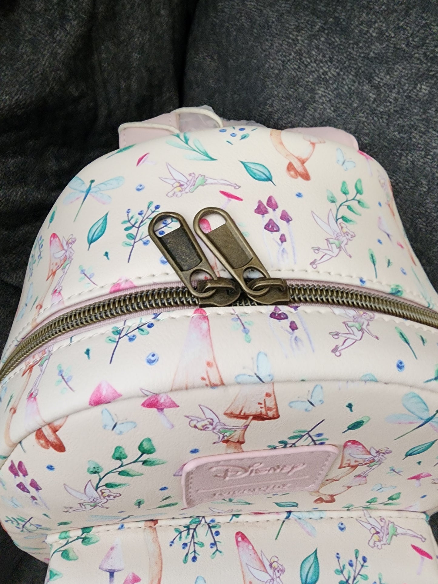 Loungefly Disney Tinkerbell Pastel Mushrooms Backpack