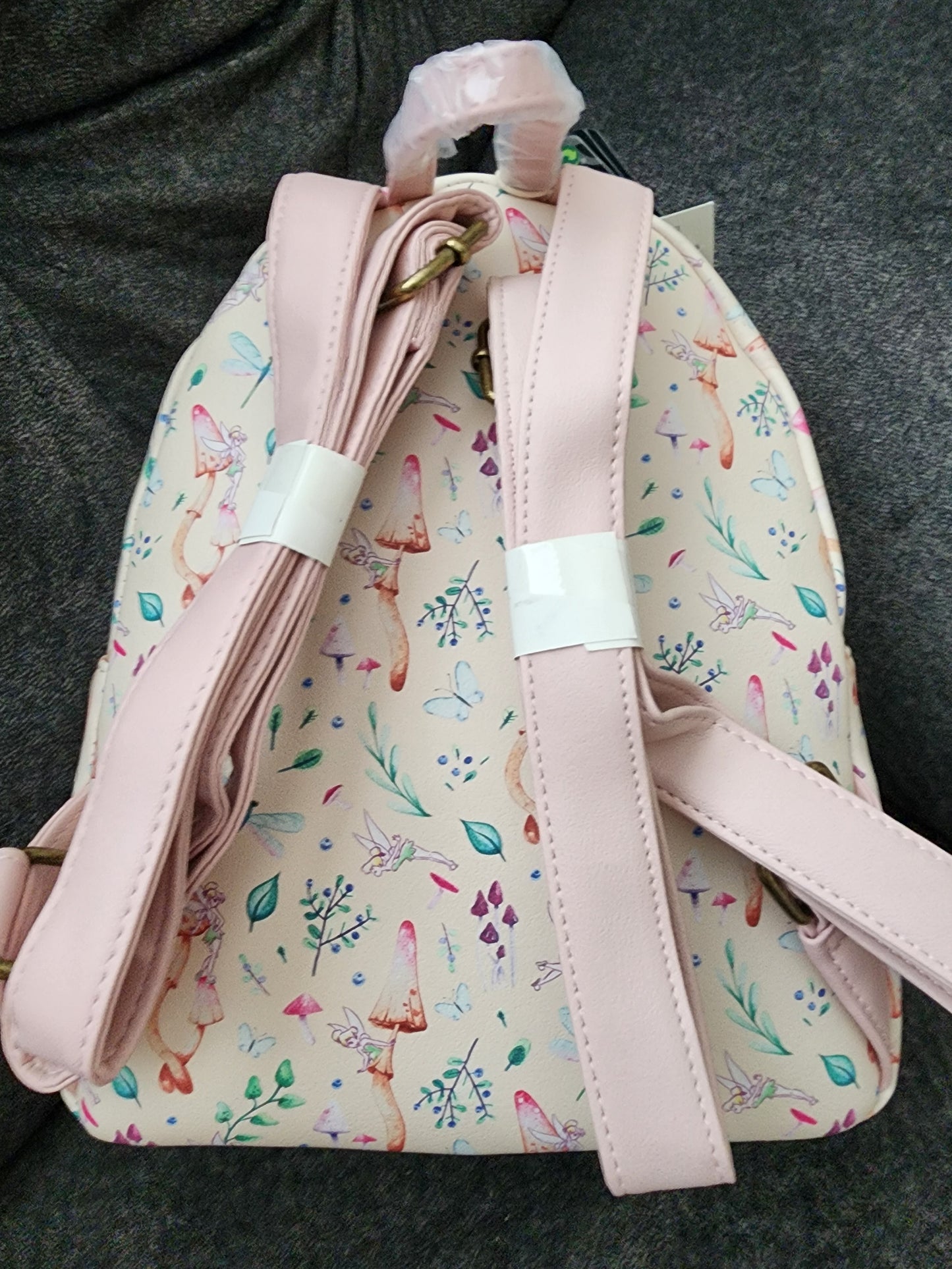 Loungefly Disney Tinkerbell Pastel Mushrooms Backpack