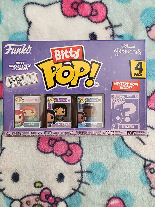 Funko Bitty Pops Disney Princess Set of 4