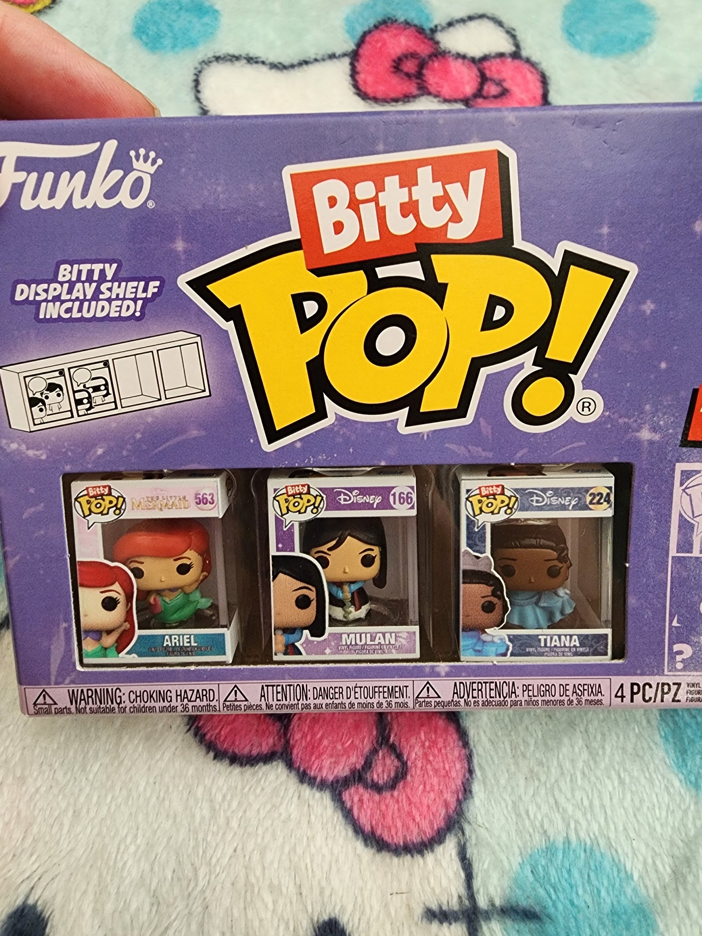 Funko Bitty Pops Disney Princess Set of 4