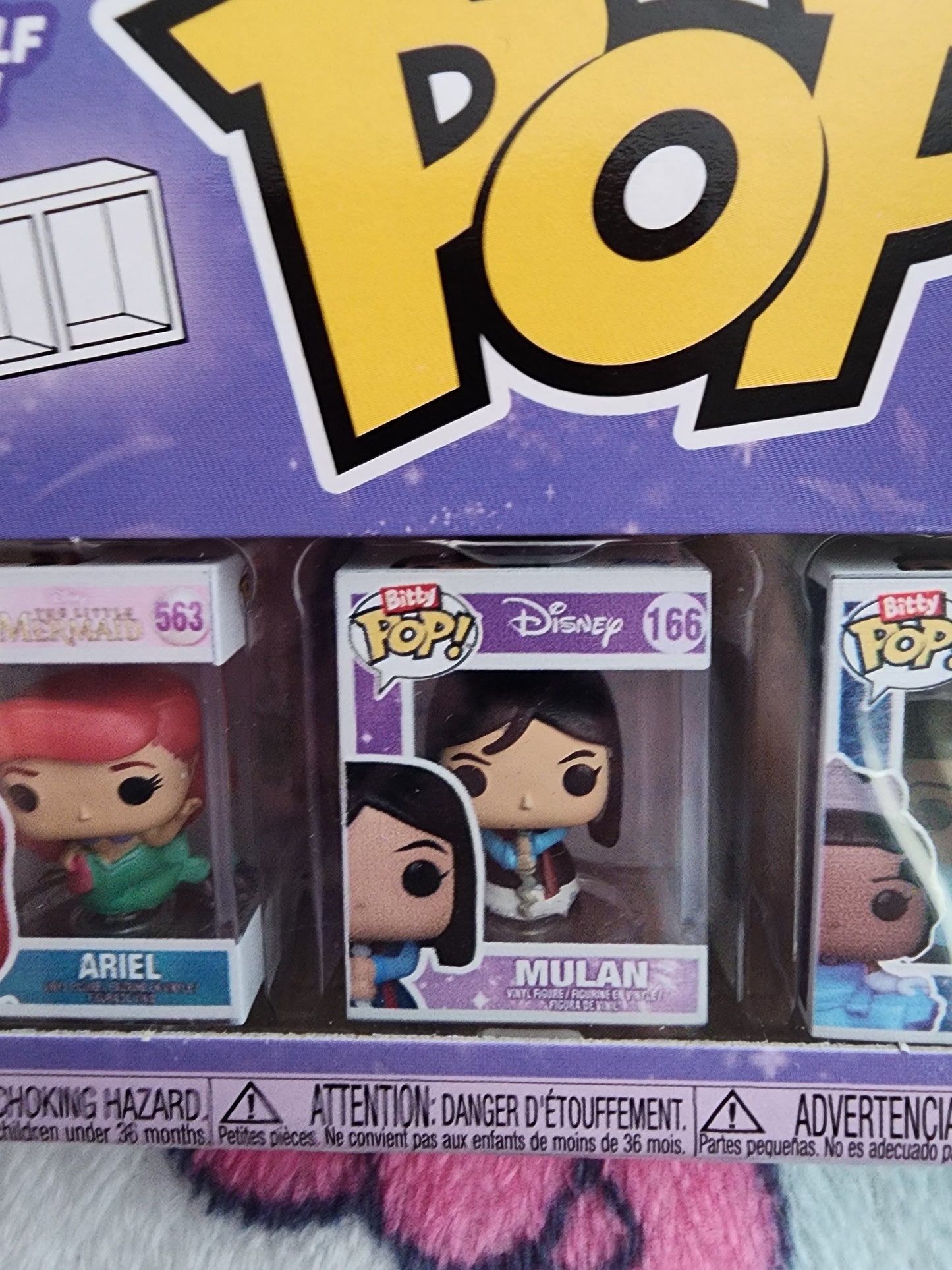 Funko Bitty Pops Disney Princess Set of 4