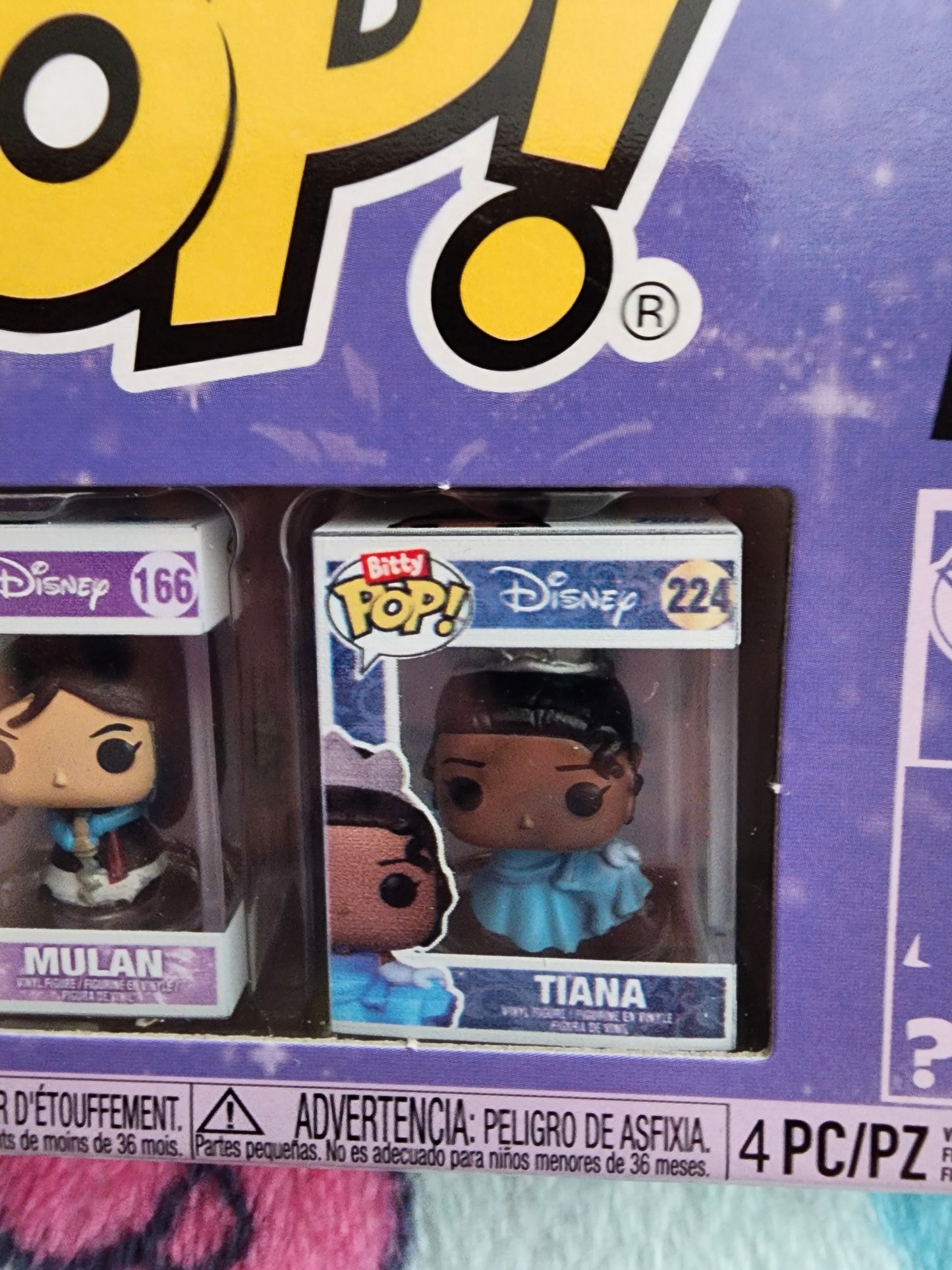 Funko Bitty Pops Disney Princess Set of 4