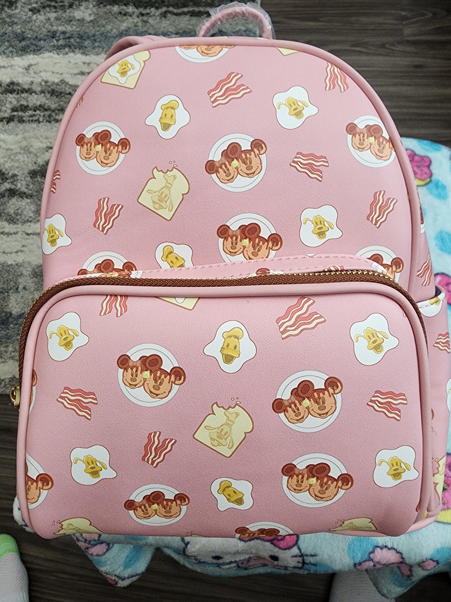 Danielle Nicole Mickey Mouse and Friends Breakfast Disney Backpack