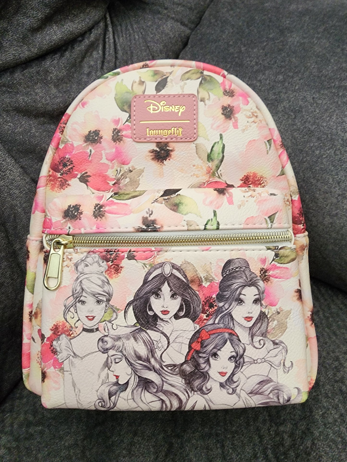 Loungefly Disney Princess Sketch Floral Backpack