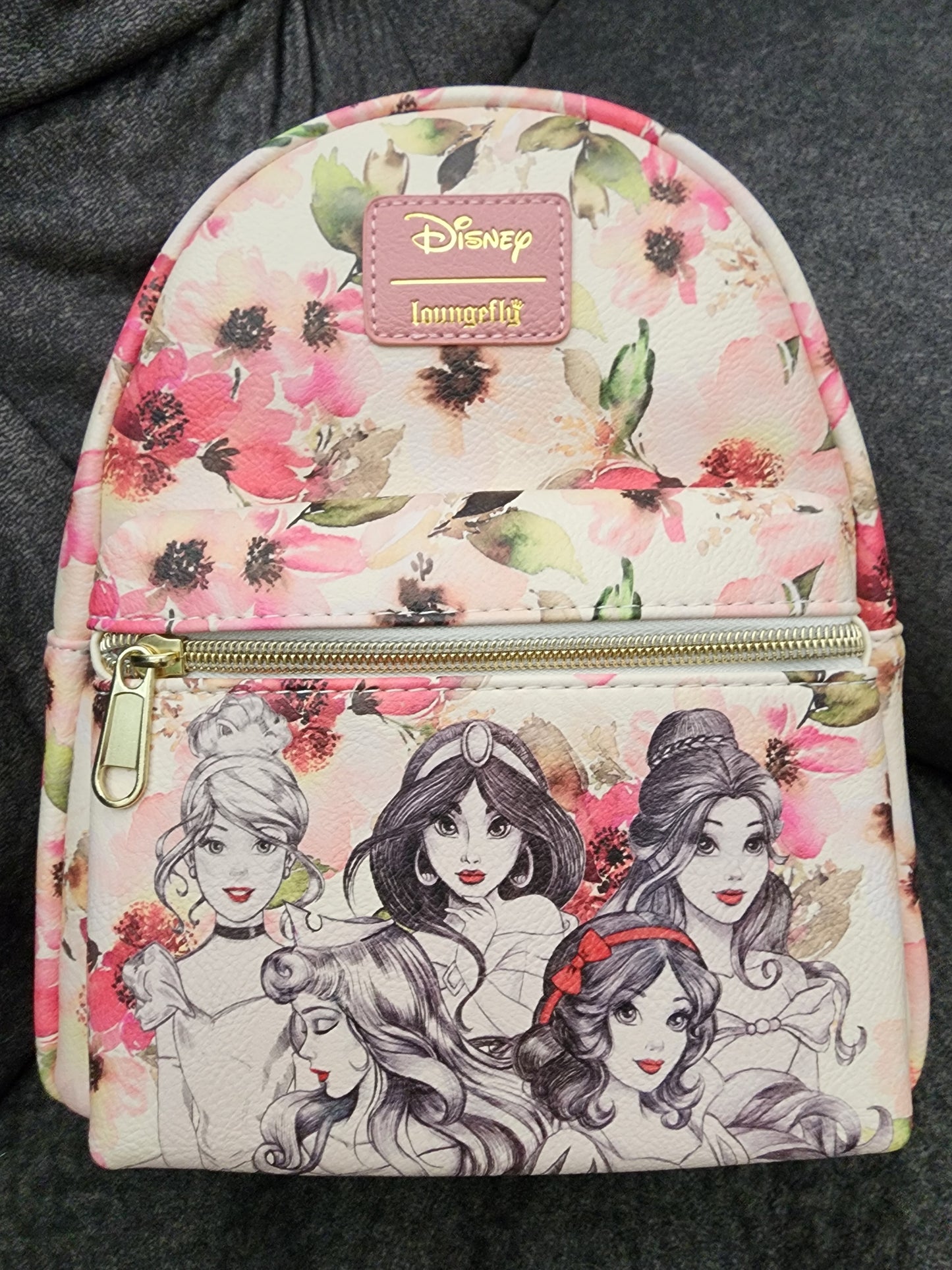 Loungefly Disney Princess Sketch Floral Backpack