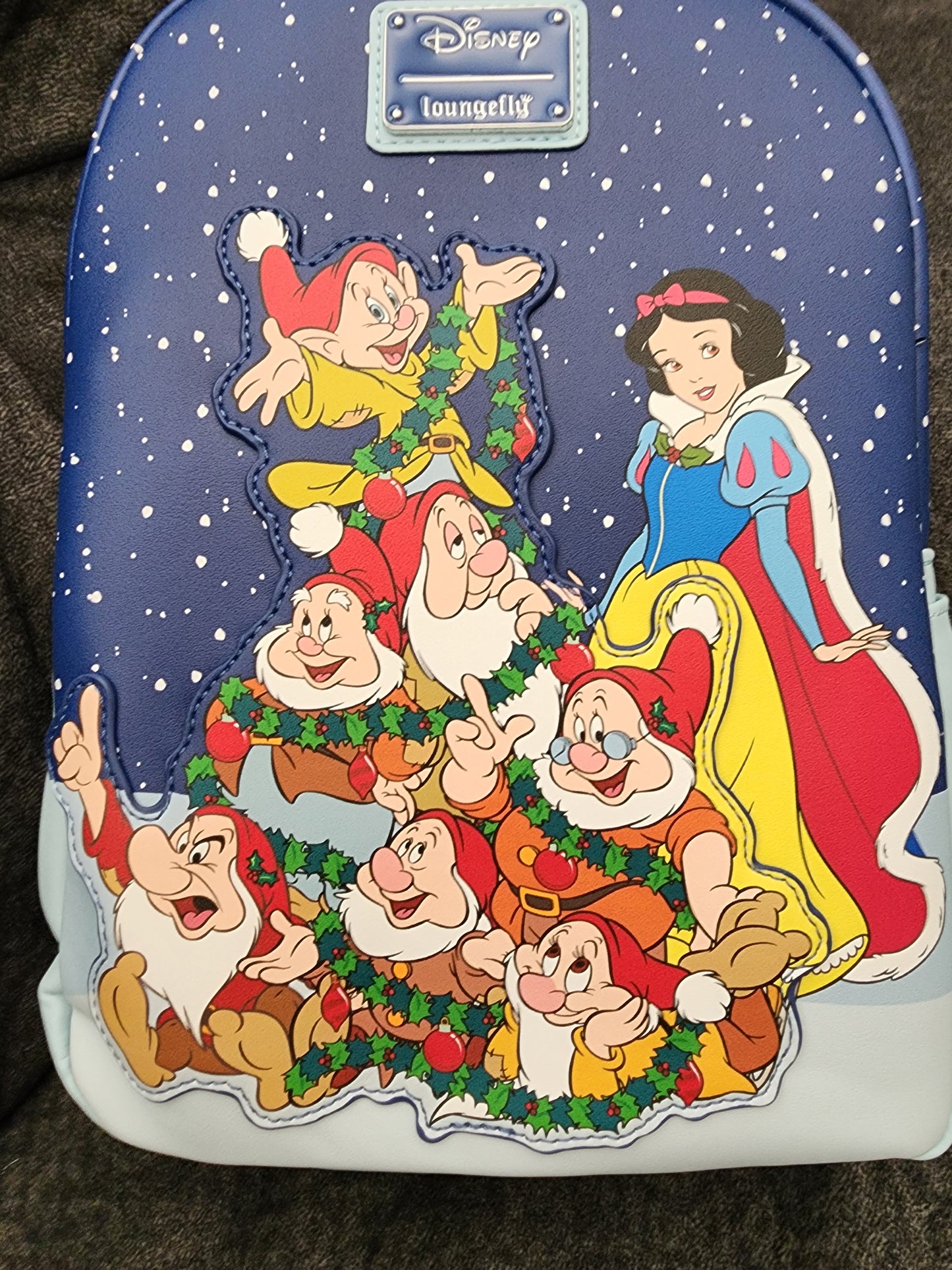 Loungefly Disney Snow White and The Seven Drawfs Holidays Backpack