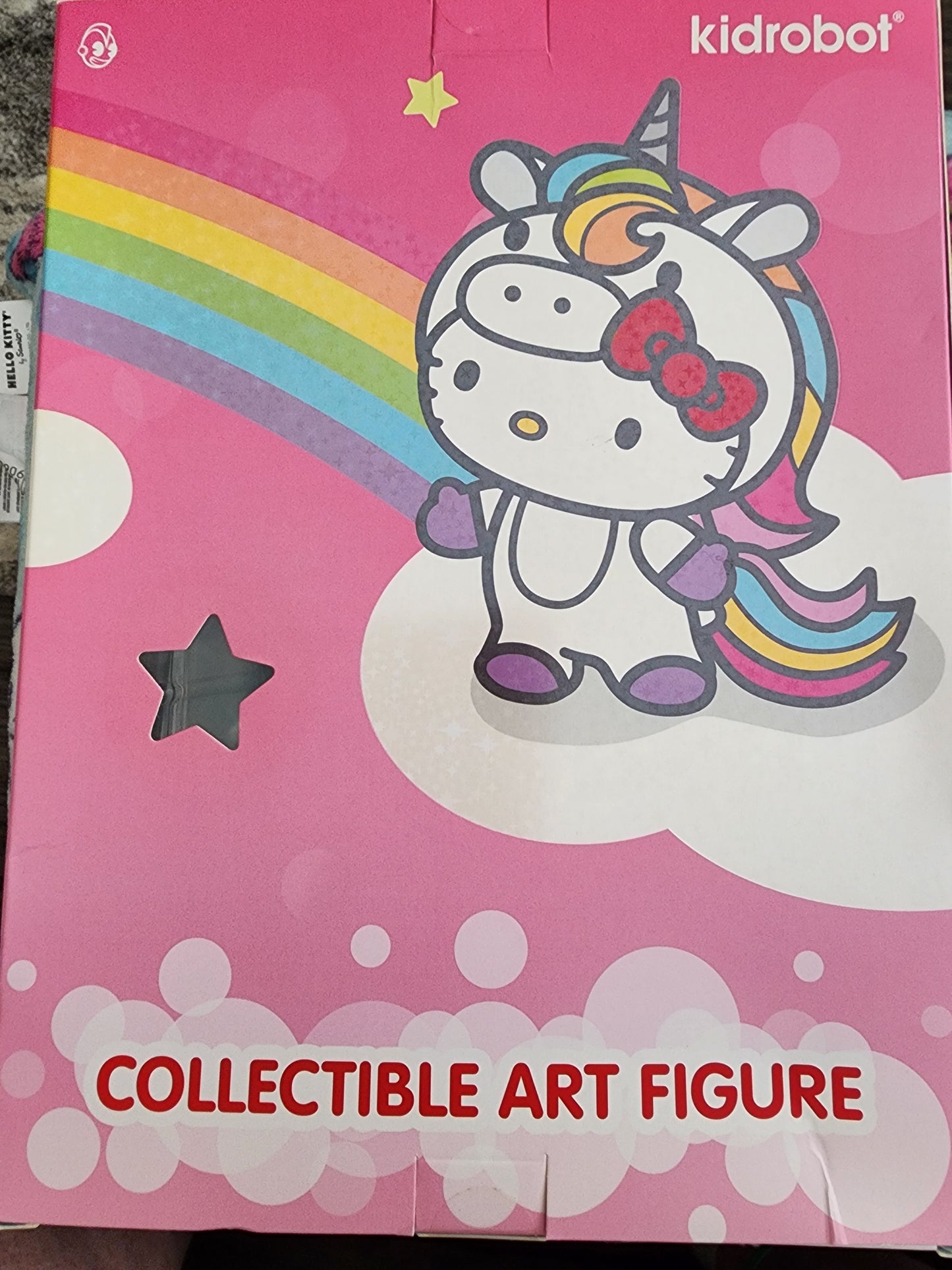 Kidrobot Hello Kitty Rainbow Unicorn 10" Collectible Art Figure