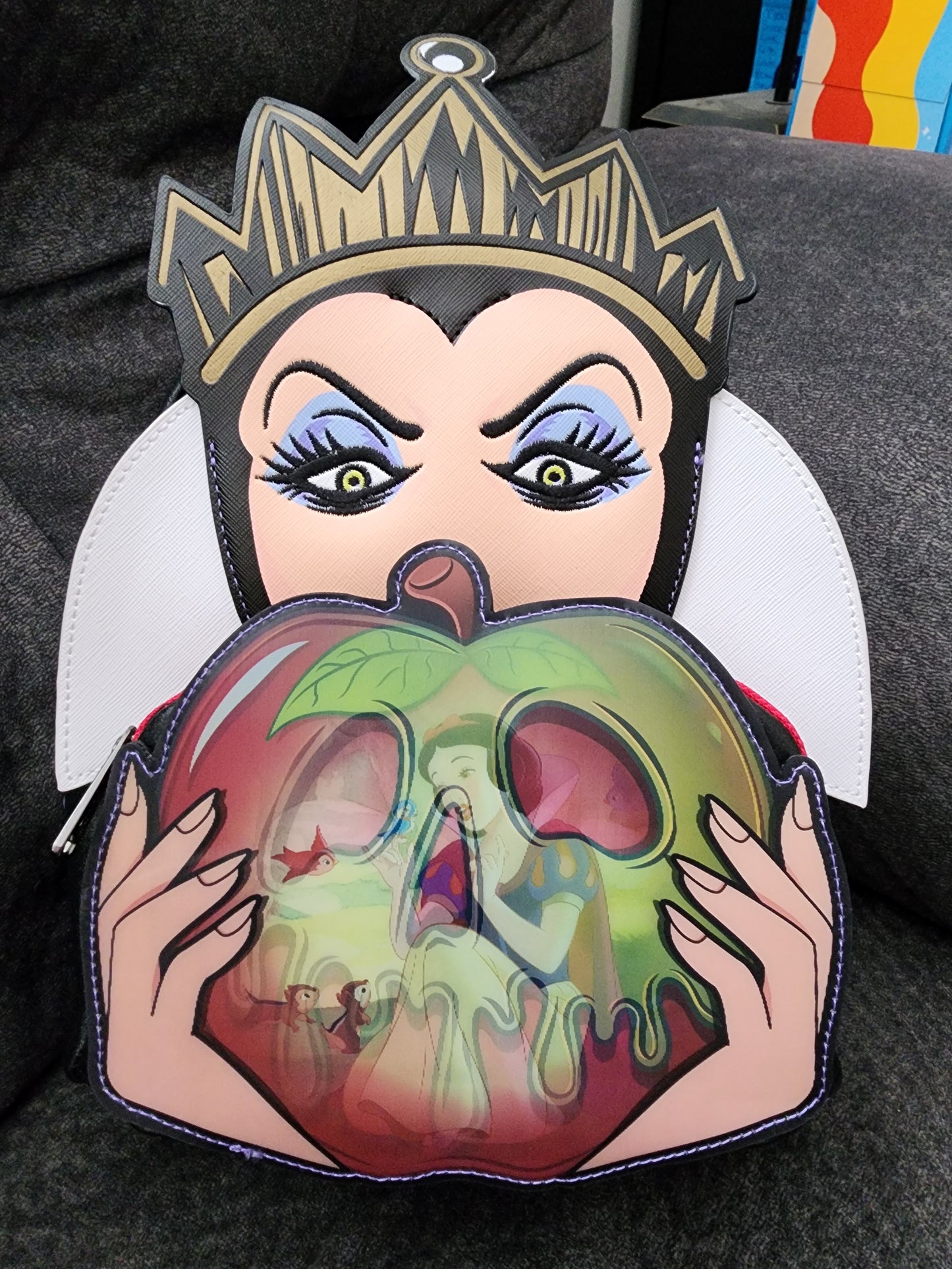 Loungefly Disney Evil Queen, Snow White Holographic Backpack