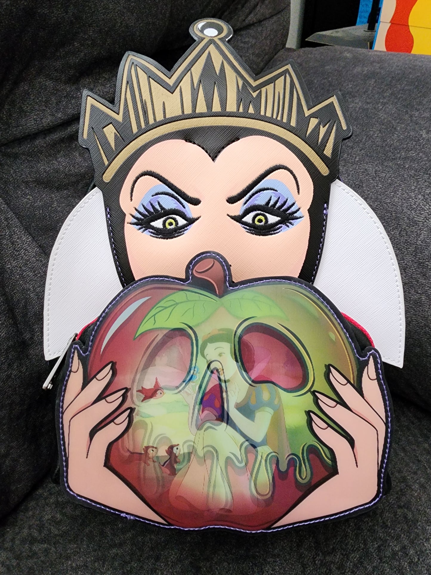 Loungefly Disney Evil Queen, Snow White Holographic Backpack