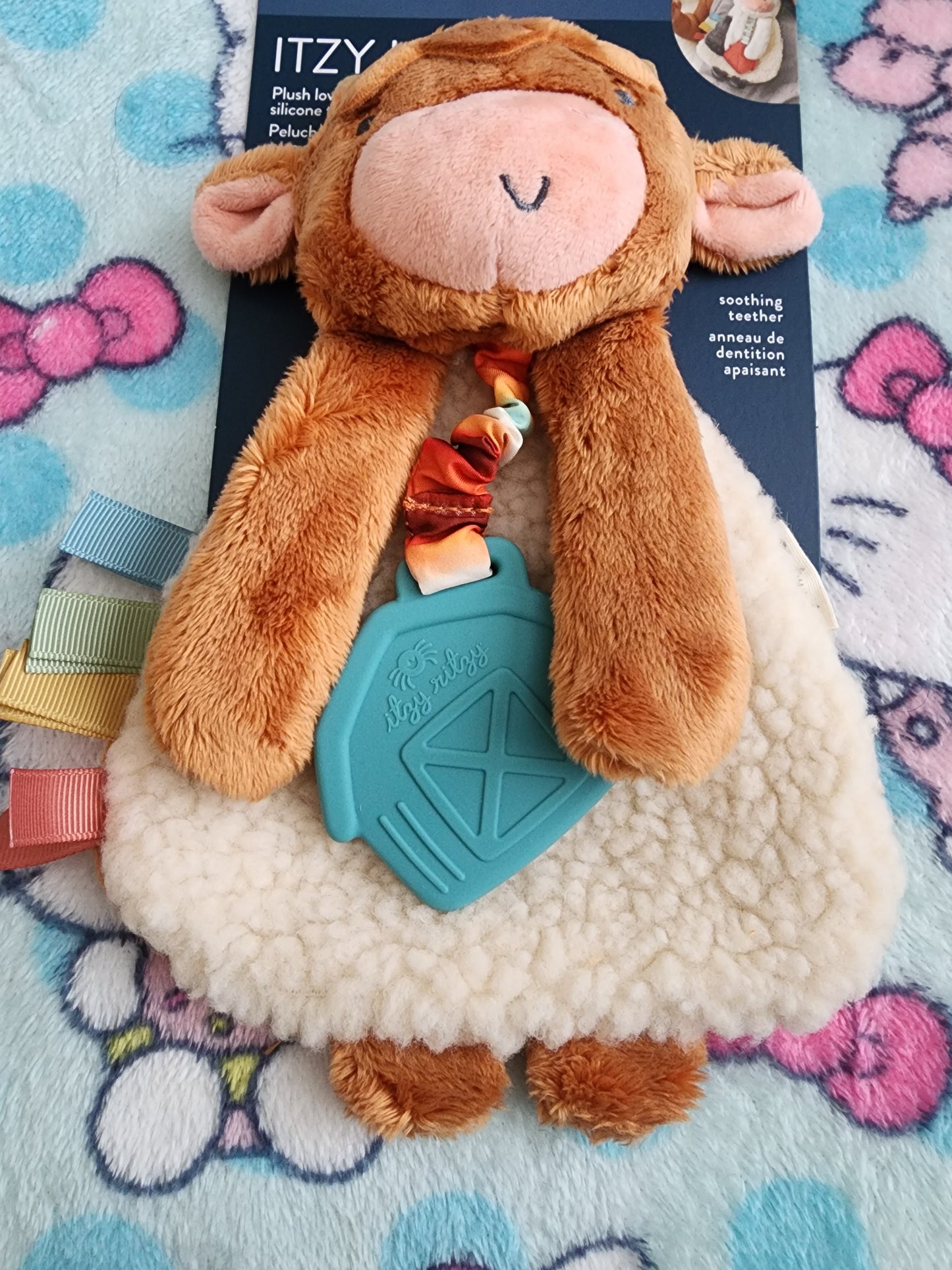 Itzy Ritzy Wyatt the Highland Cow Lovey Baby Toy